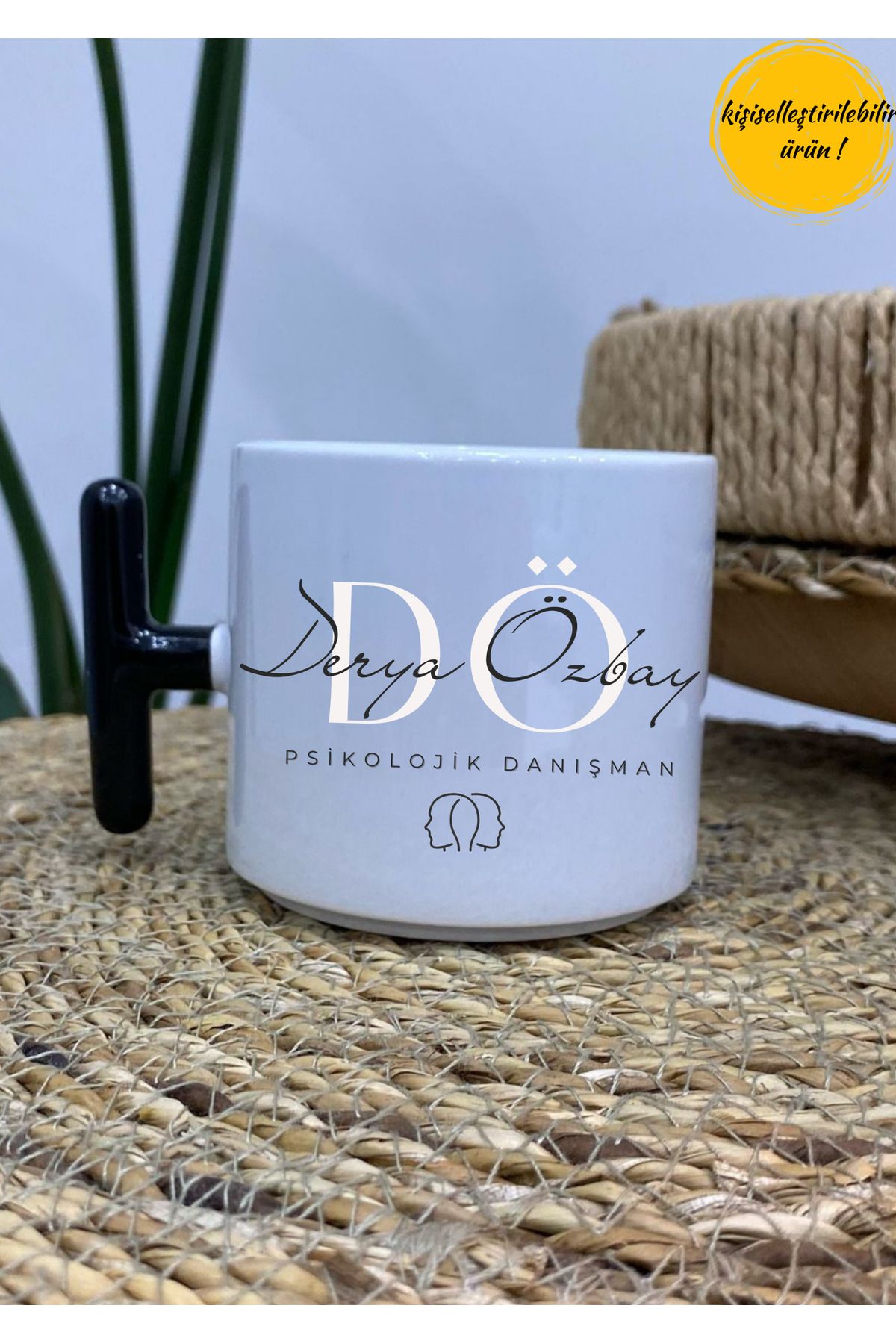 designard Kişiye Özel Logolu ve İsimli Kahve\Latte Fincanı