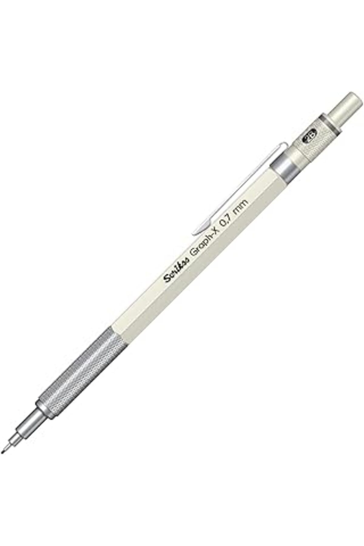 Pazarcan Scrikss Office Graphx Mekanik Kurşun Kalem Beyaz 0.7 Mm