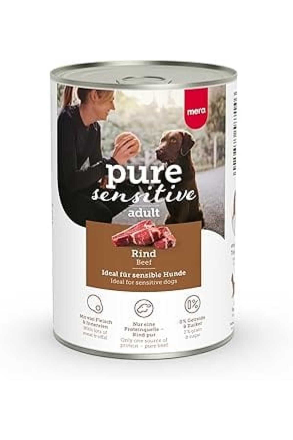 karadağsb Mera Pure Sensitive Sığır Etli Konserve Köpek Maması 400 Gram