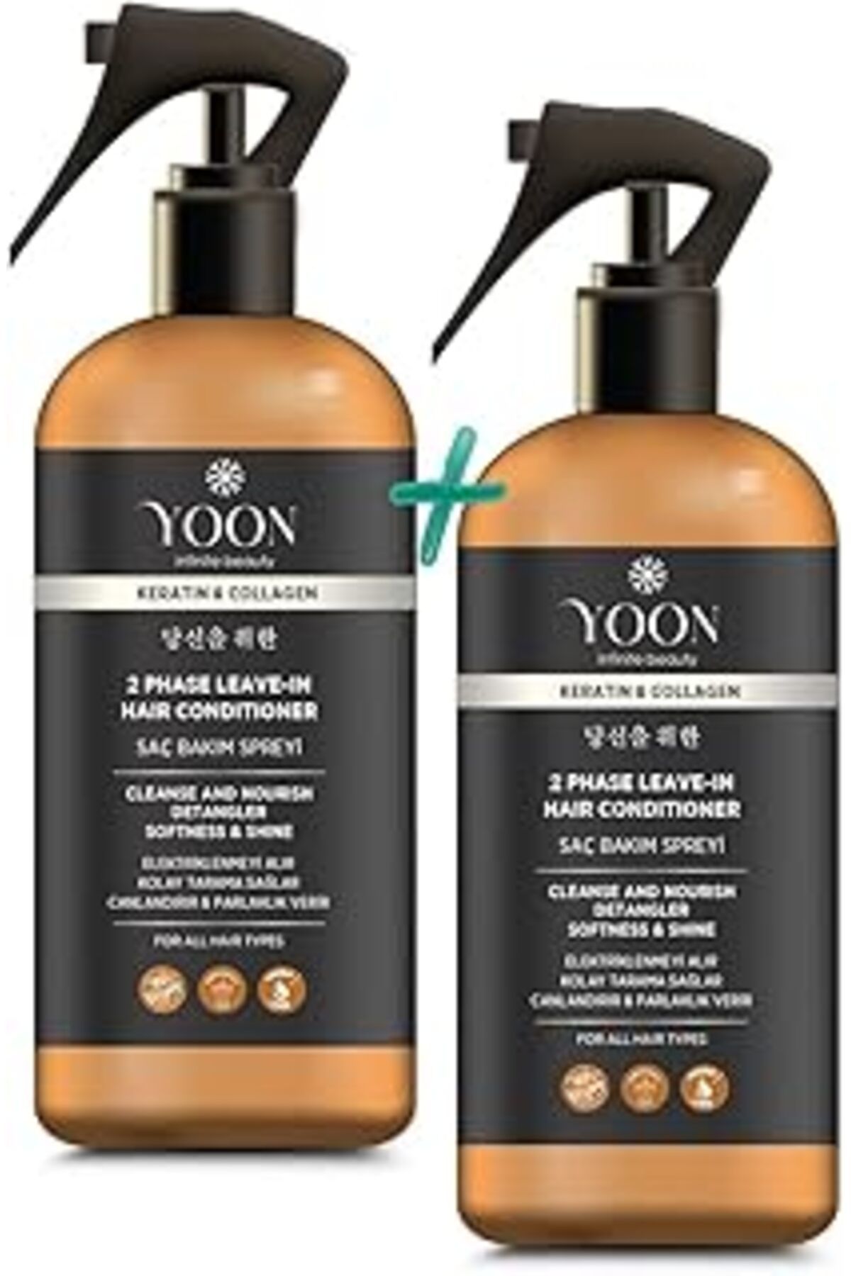 karadağsb Yoon 2'Si 1 Arada Kolajen & Keratin İçeren Saç Spreyi, Elektriklenme Önleyici Ve Kolay Tarama Sprey