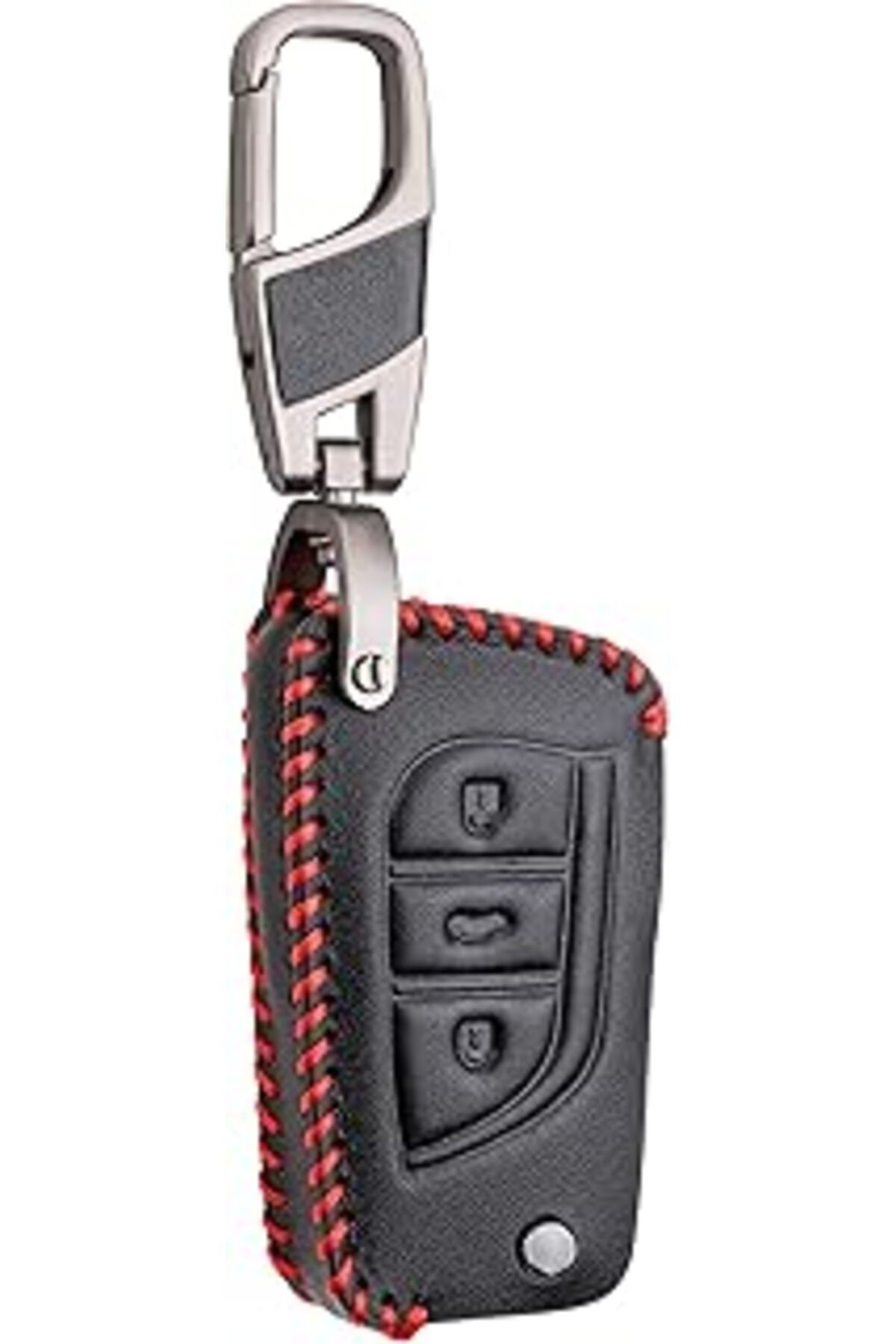 NZM TİCARET Alisveristime Deri Anahtar Kılıfı (Toyota Corolla Auris Yaris Avensis Ile Uyumlu)