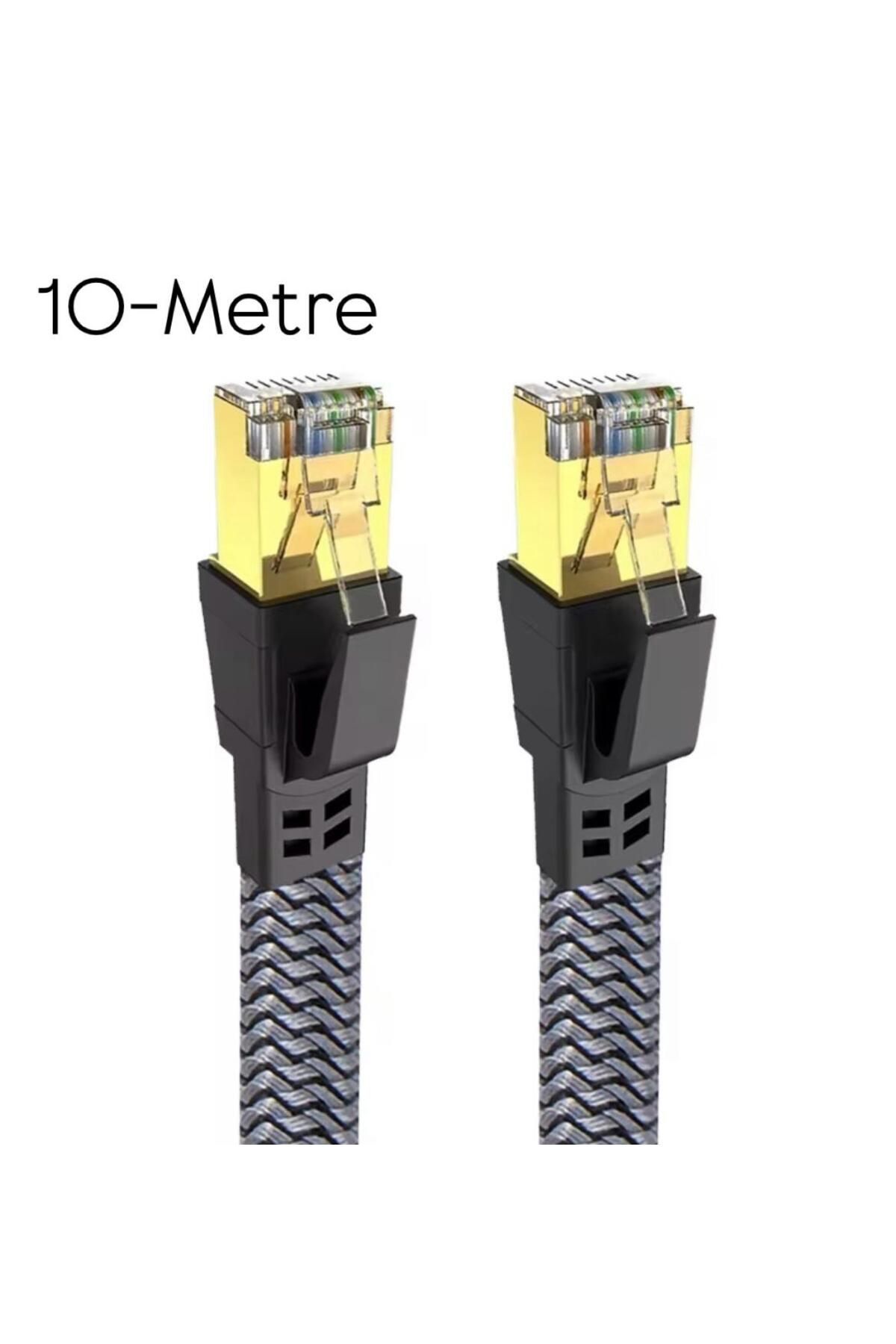 sonx Cat 8 LAN Kablosu –Ethernet Kablosu Örgü Kaplama, Yüksek Hızlı – 1m 2m 3m 5m 10m”