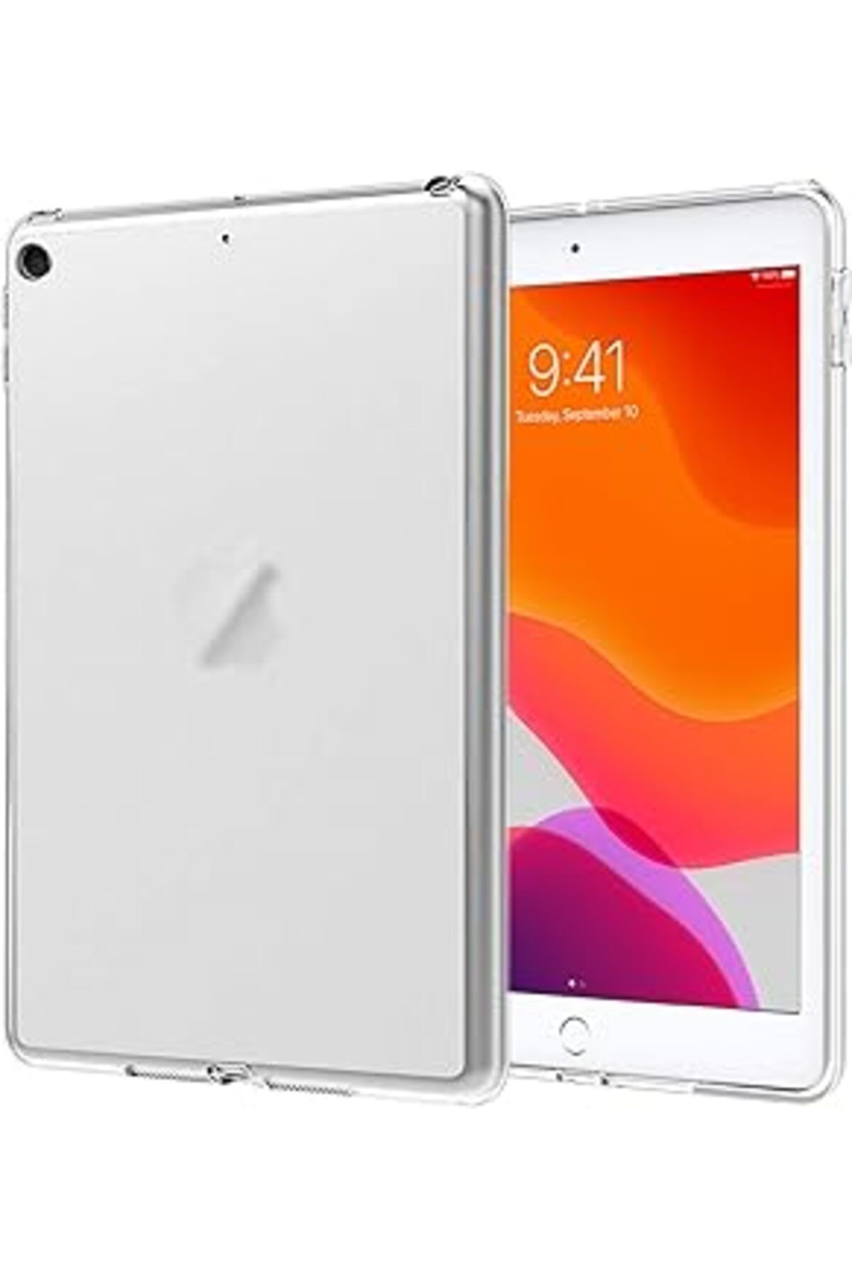 karadağsb Microsonic Apple Ipad 10.2'' 7. Nesil (A2197-A2200-A2198) Için Kılıf Transparent Soft Beyaz [Ipad 1