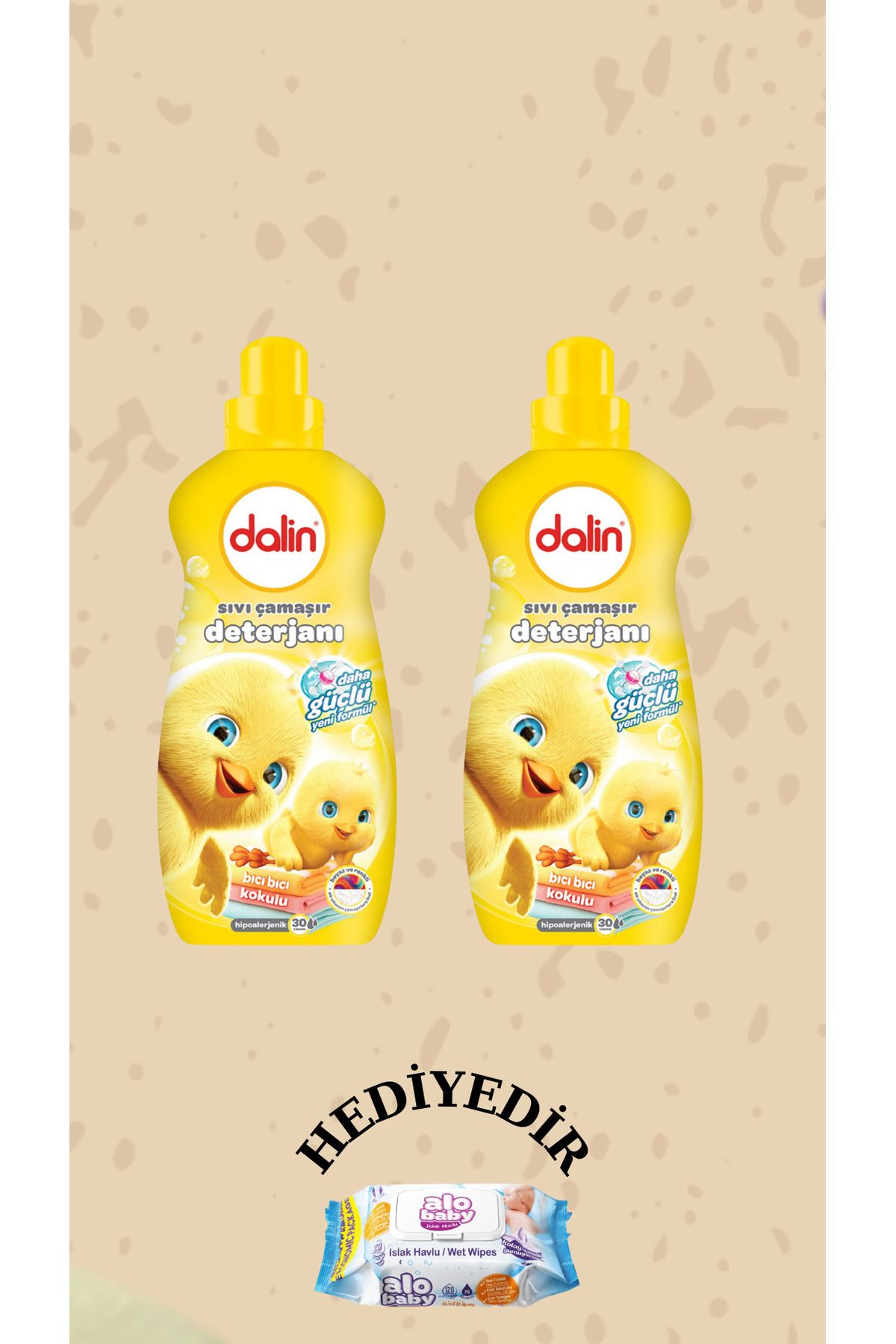 Dalin Çamaşır Deterjanı Bıcı Bıcı Kokulu 1500 ml 2 Adet