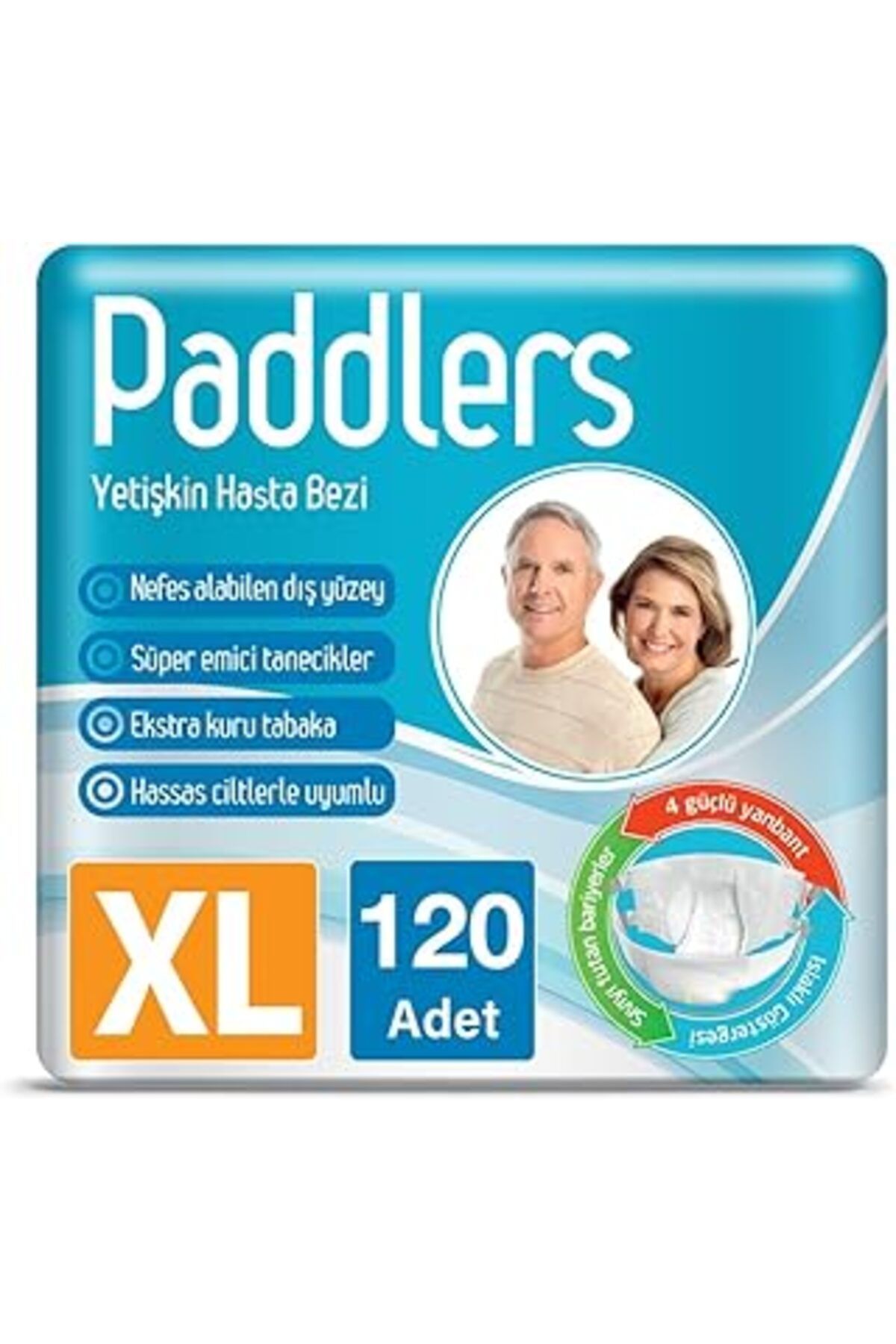 Mu Art Ahşap Paddlers Yetişkin Hasta Bantlı Bez, X-large, 120 Adet