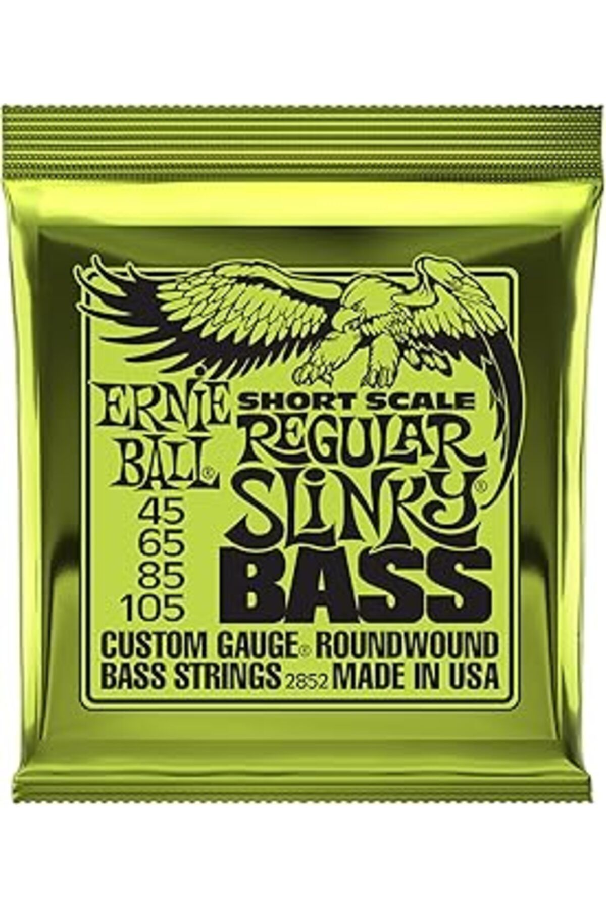 Pazarcan Ernie Ball Normal Slinky Nikel Yara Kısa Ölçekli Bas Enstrüman Telleri, Ölçü 50-105