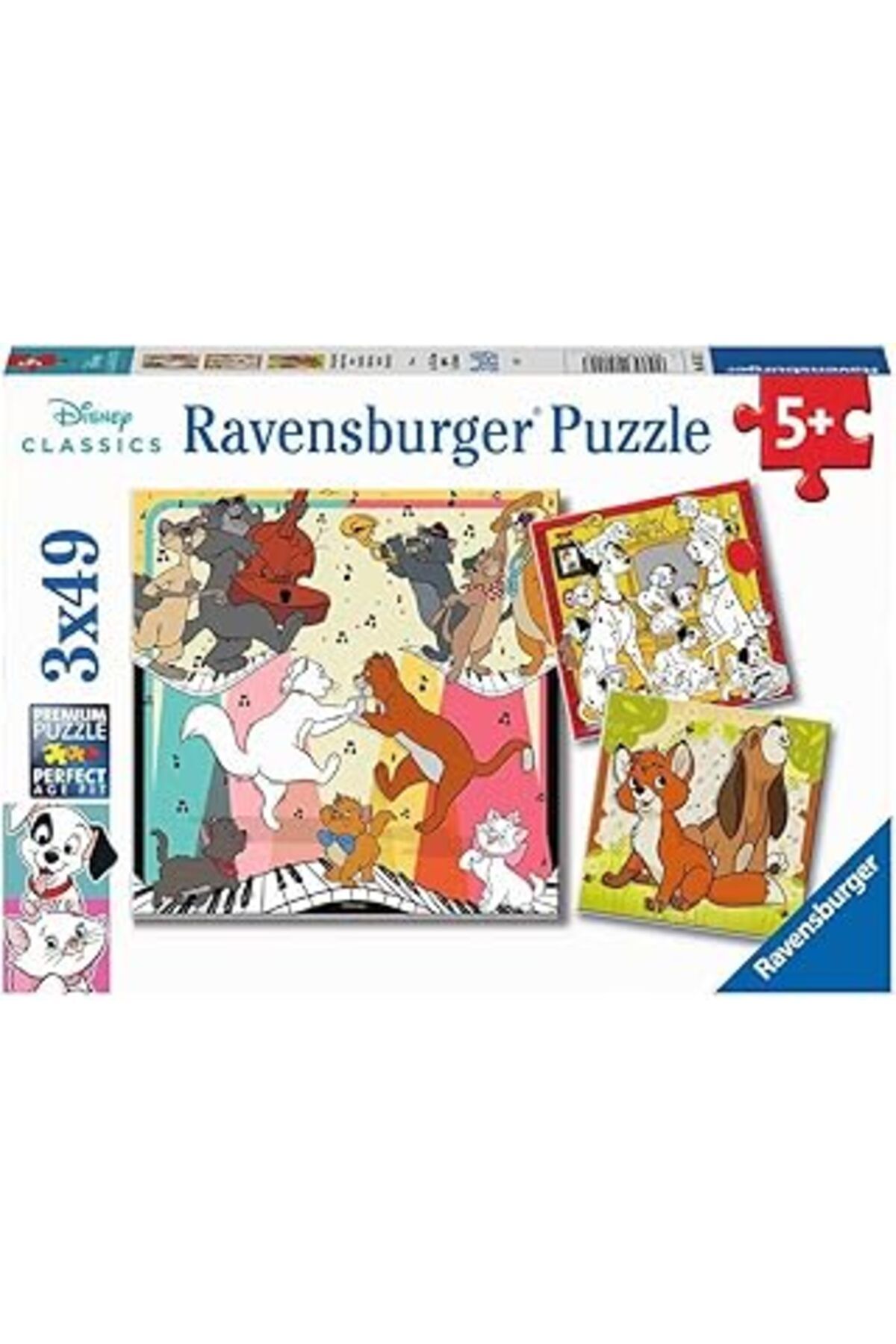 karadağsb Ravensburger 3X49P Puz Wd Hayvanlar Yapboz