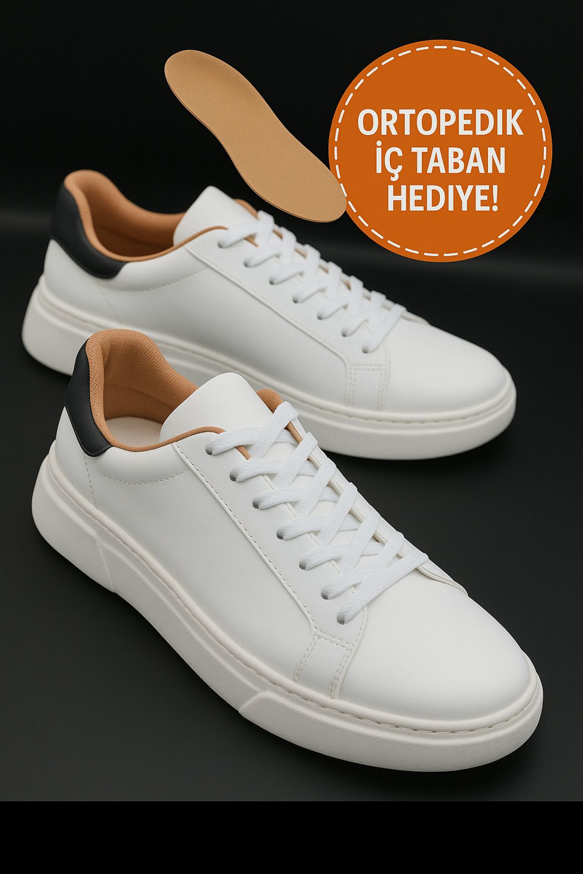 HEROD Erkek Siyah Sneaker Ayakkabı | Hafif Taban, Şehir Stili, Günlük Rahat Kullanım