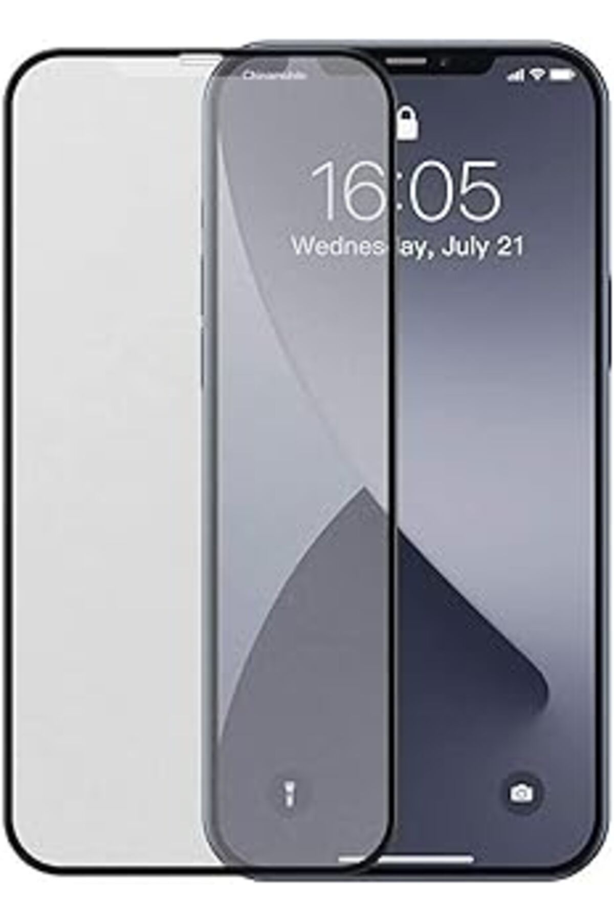 Karachil Bause Iphone 12 6.1'' Uyumlu Full 10D Ekran Koruyucu Kırılmaz Cam (Iphone 12 6.1'')