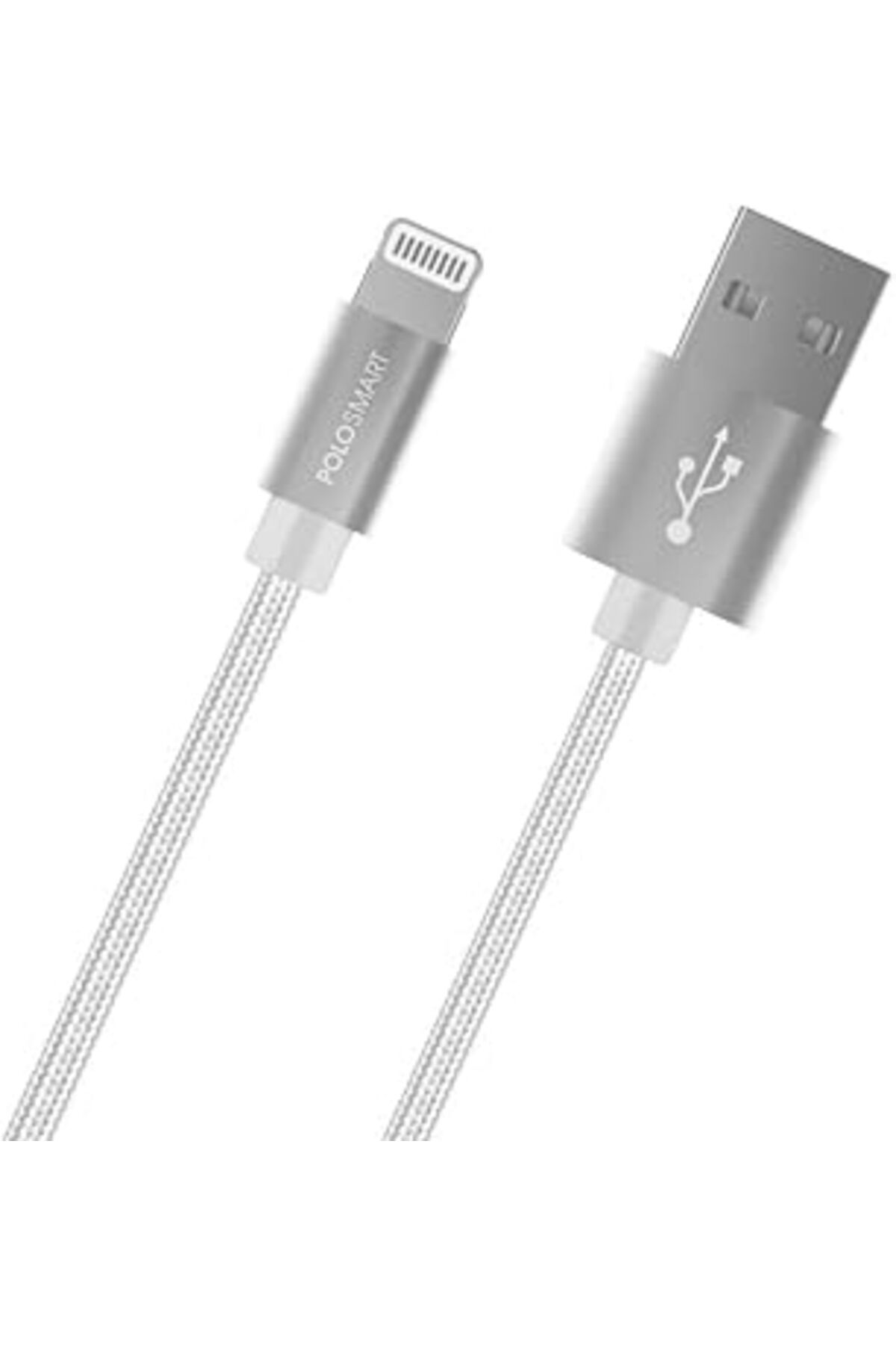 Pazarcan Polosmart Psm06 1 Metre Beyaz Lightning Hızlı Şarj Kablosu,Beyaz