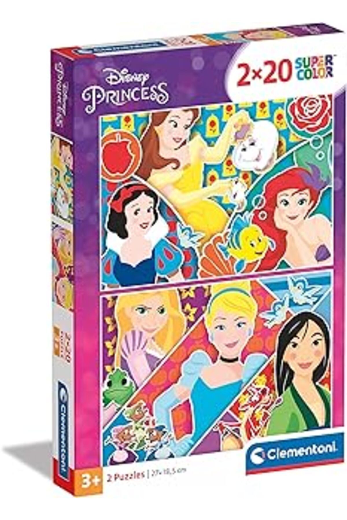 NZM TİCARET - 2X20 Parça Puzzle - Princess