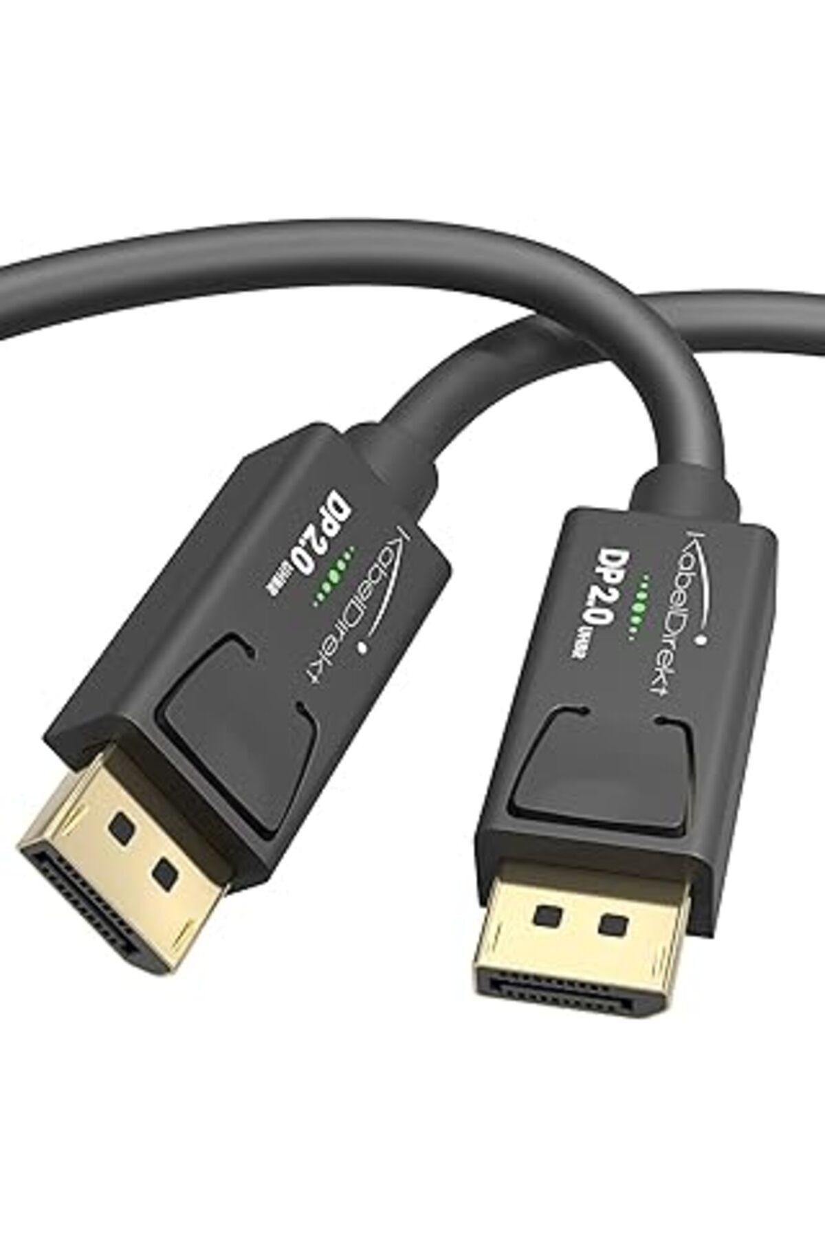 Karachil Kabeldirekt – 8K Displayport 2.0 Kablosu – 2M – Dizüstü/Oyun Bilgisayarı, Gr. Kartı, Ekran/Proj. Dp