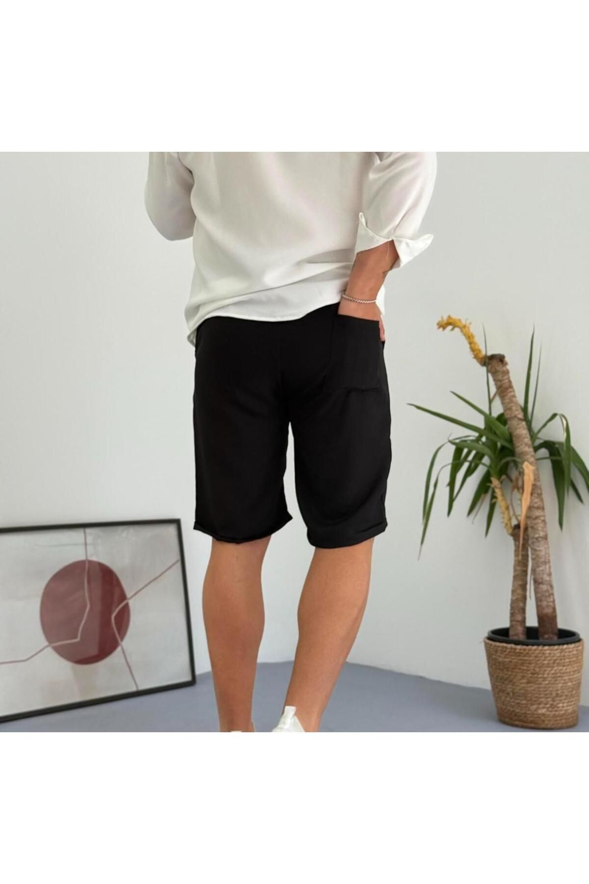 LC Waikiki İp Bağlamalı Keten Erkek Gabardin Şort