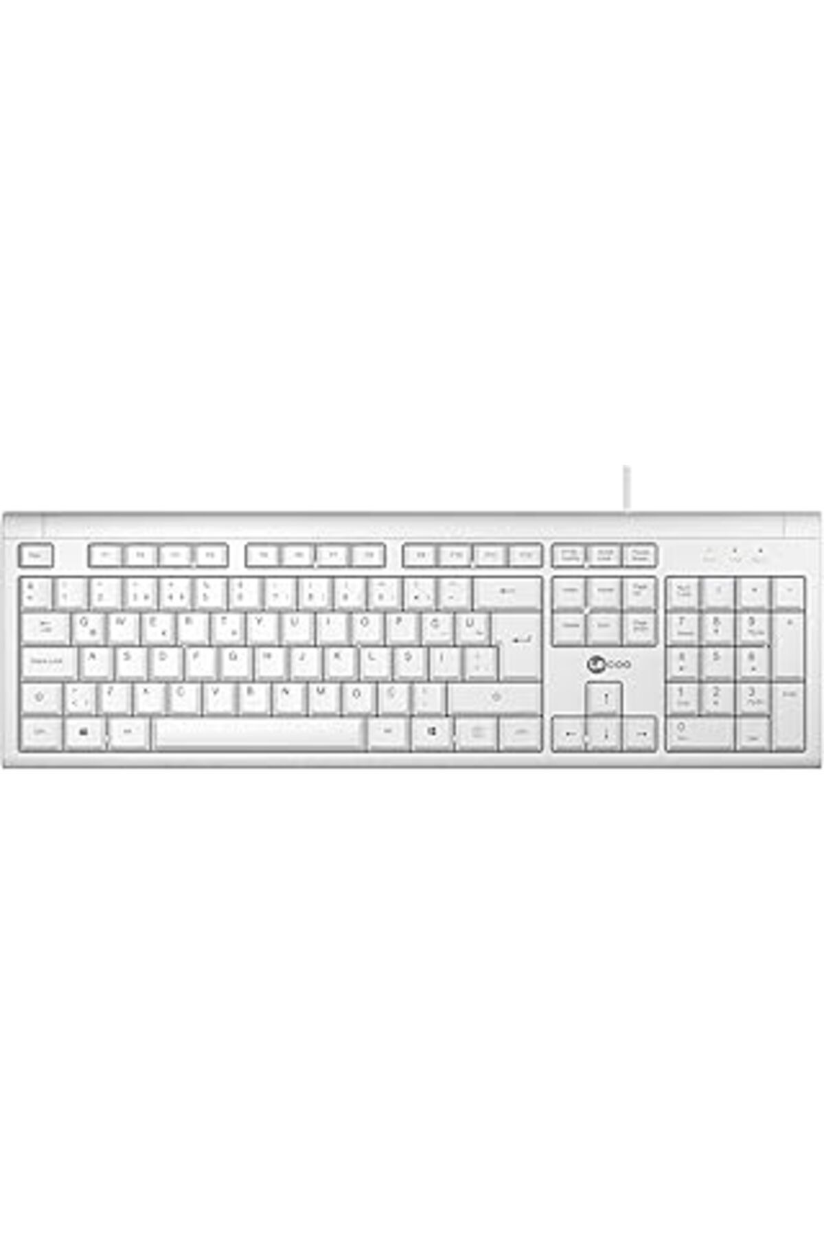 robotrend Lecoo Kb101 Usb Kablolu Türkçe Q Klavye - Qwerty Türkçe Tuş Dizilimi, Sayısal Tuş Takımına Sahip, T