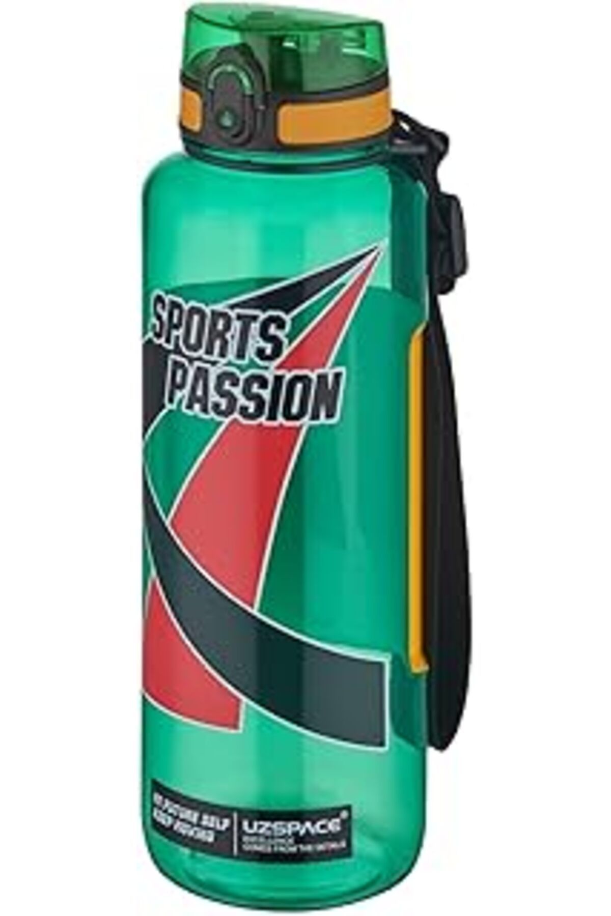 karadağsb Uzspace Sports Passion Büyük Boy 1200 Ml Tritan Su Matarası Kaydırmaz Tutma Özelliği