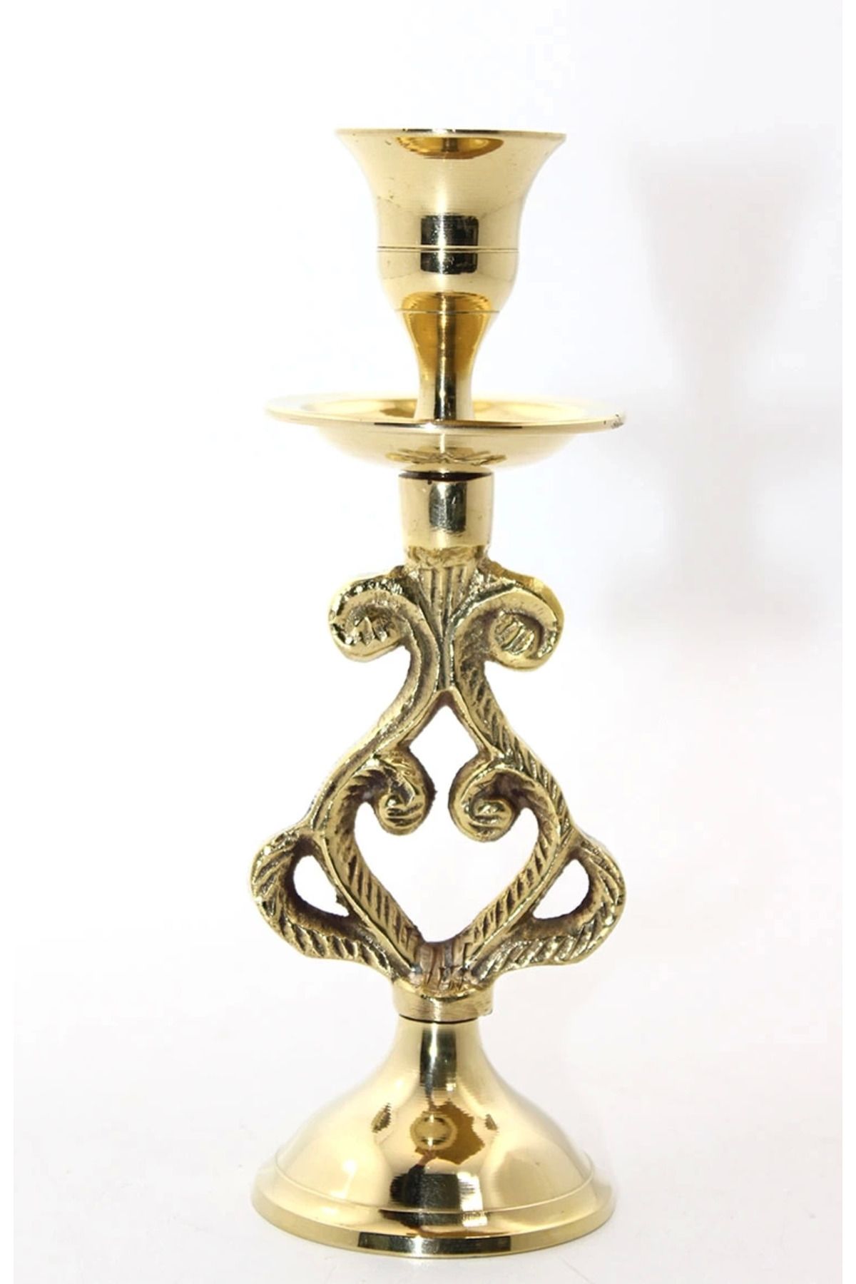 Eldenör Tekli Pirinç Şamdan 4744