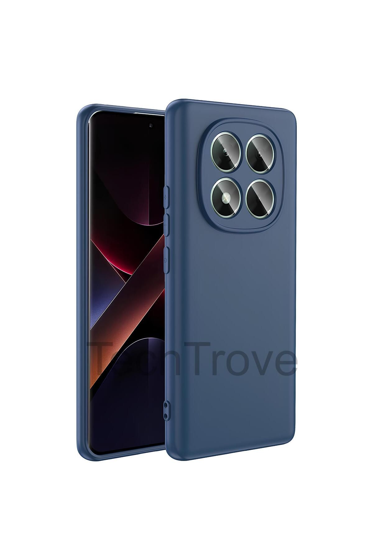 TechTrove Xiaomi Poco X7 Kılıf İçi Kadife Süet Tasarımlı Kamera Korumalı Renkli Silikon Kapak