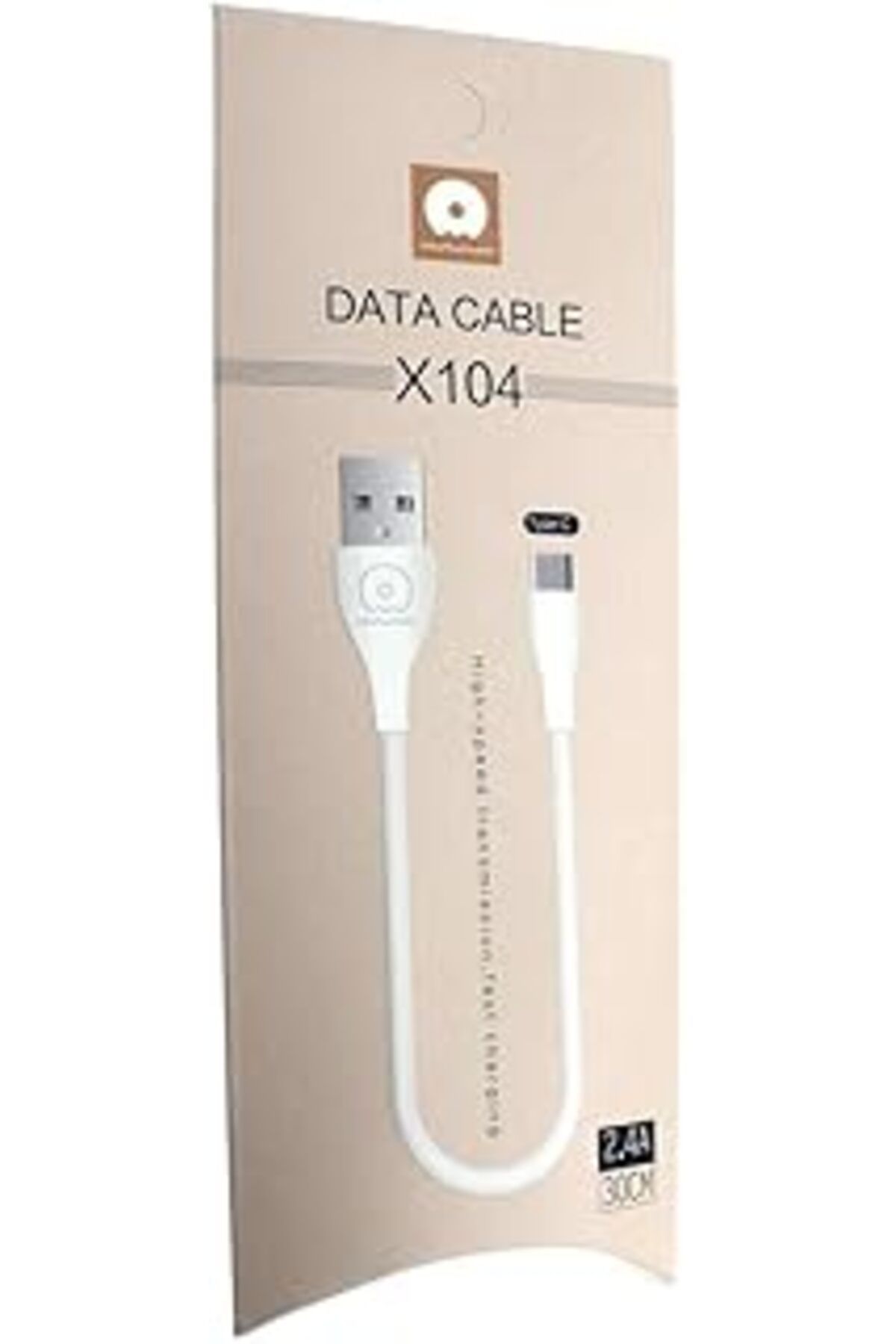 Mu Art Wuw X104 2.4 Amper 30Cm Hızlı Sarj Ve Dosya Aktarım Kablosu (Type-C)