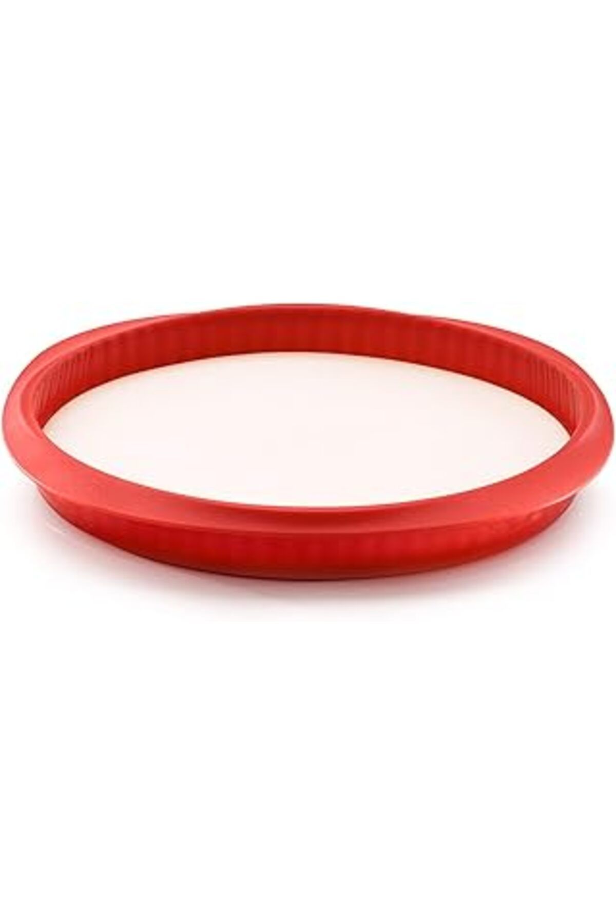 Mu Art Lekue Kırmızı Silikon Tart Kalıbı 28 Cm