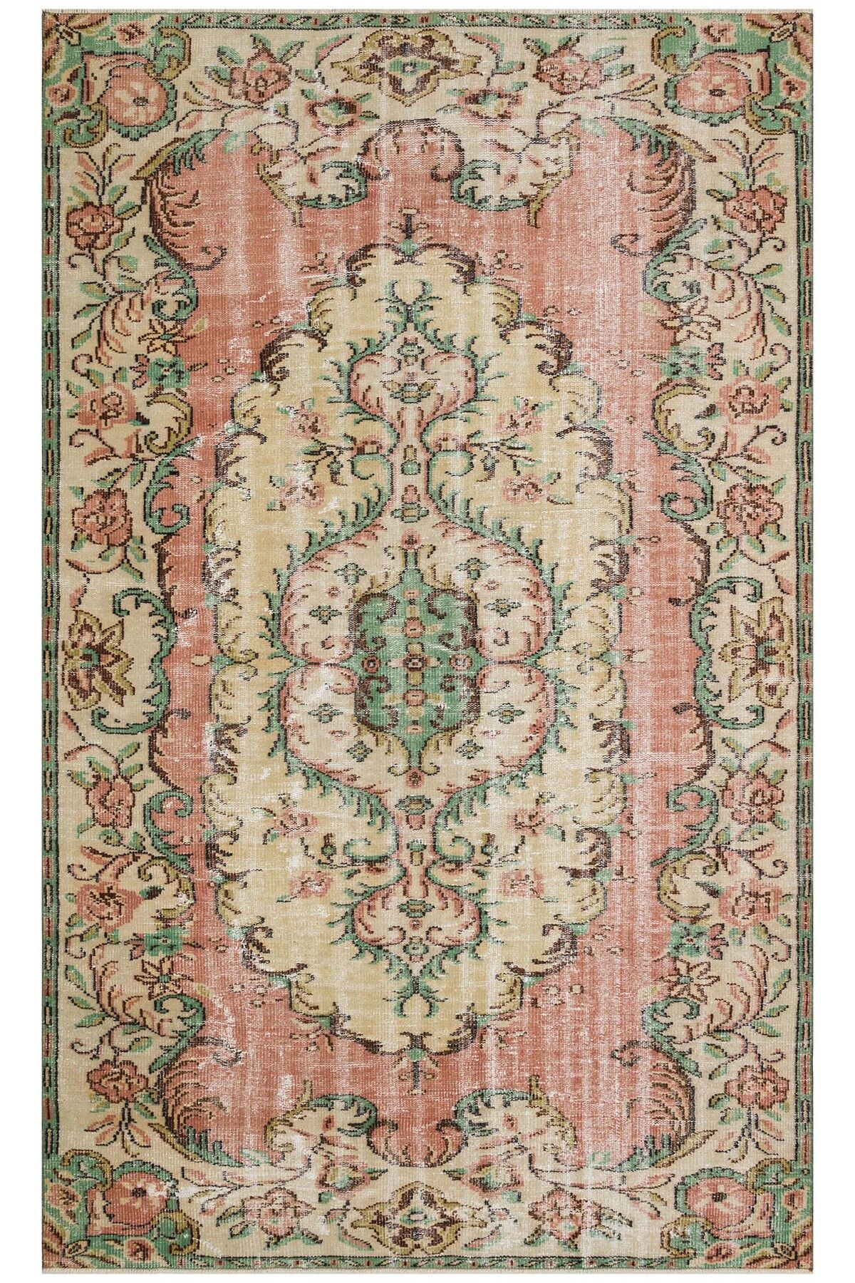 Sempati halı Pastel Renkli Vintage Halı 196x285 cm 9076