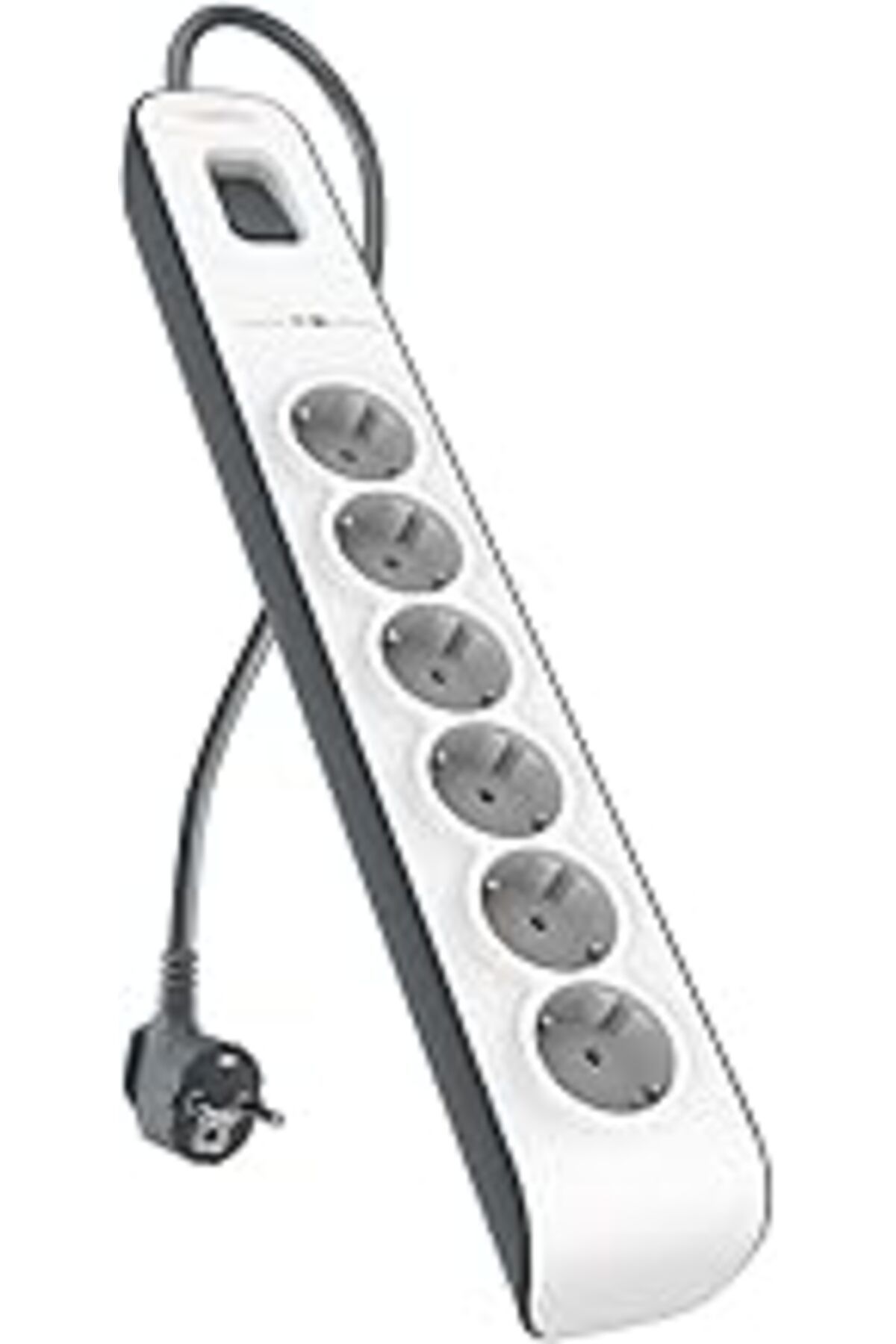 Pazarcan Belkin Surge Plus Priz (Dalgalanma Koruyucu 2.4A, 2M Kablo), Beyaz / Gri