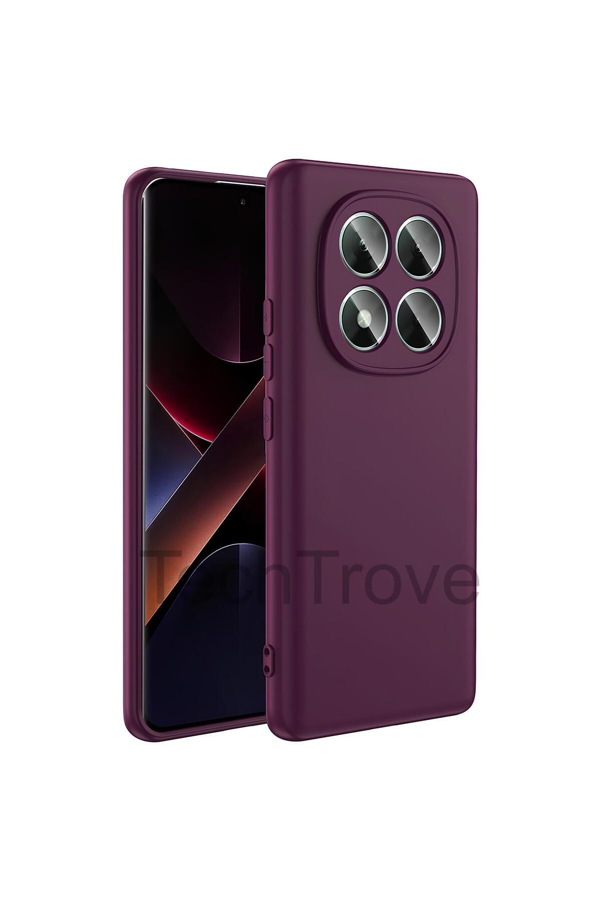 TechTrove Xiaomi Poco X7 Kılıf İçi Kadife Süet Tasarımlı Kamera Korumalı Renkli Silikon Kapak