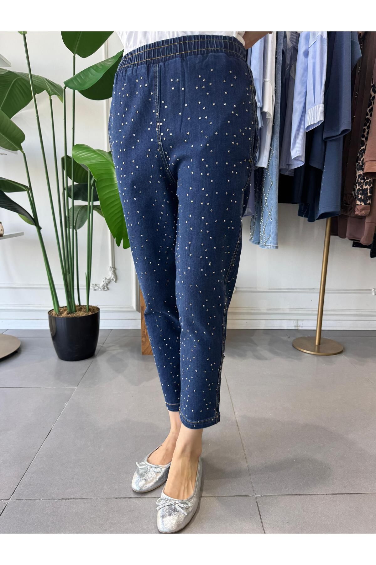 Missemramiss DENİM TAŞLI PANTOLON