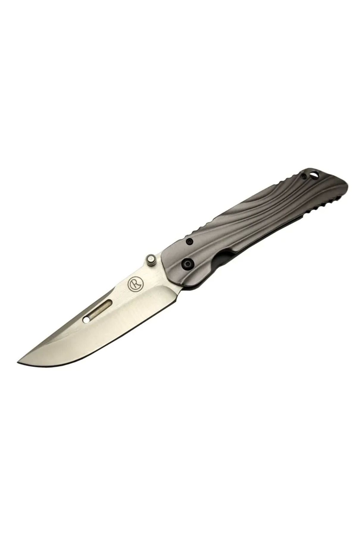 melfxxl eticaret melfxxl Umnumzaan T 50 Gri Kamp Çakı 22,5cm - Manuel, Kemerlikli, Oluklu