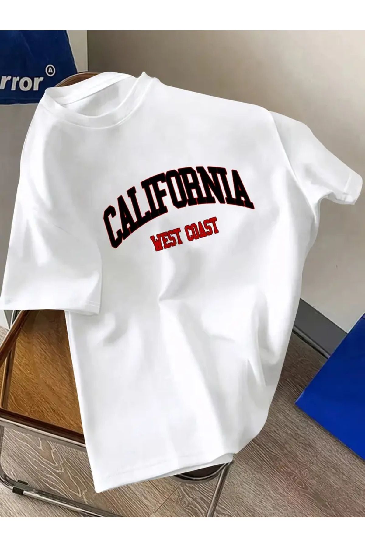 NEW TRENDY COLLECTİON Erkekler için "California West Coast" grafik tişörtü