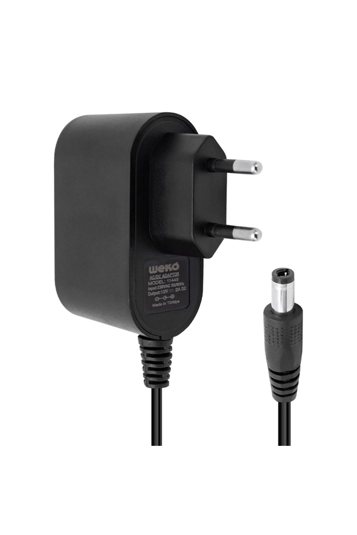 Nemere 12 Volt - 2 Amper 5.5*2.5 Uçlu Plastik Kasa Priz Tip Adaptör Kutulu Yerli Üretim