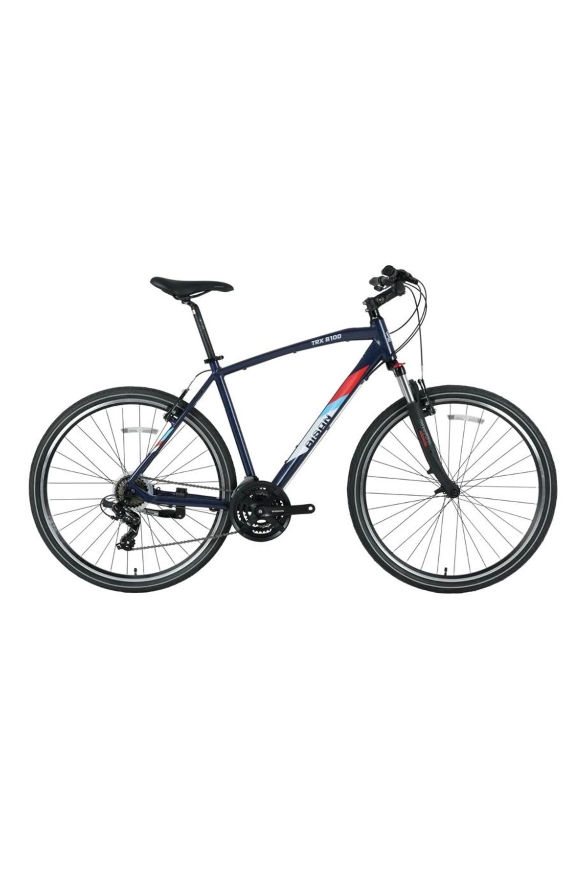 Bisan BİSAN TRX 8100-23 ERKEK ŞEHİR BİSİKLETİ 50CM V 28 JANT 21 VİTES LACİVERT YEŞİL BEYAZ