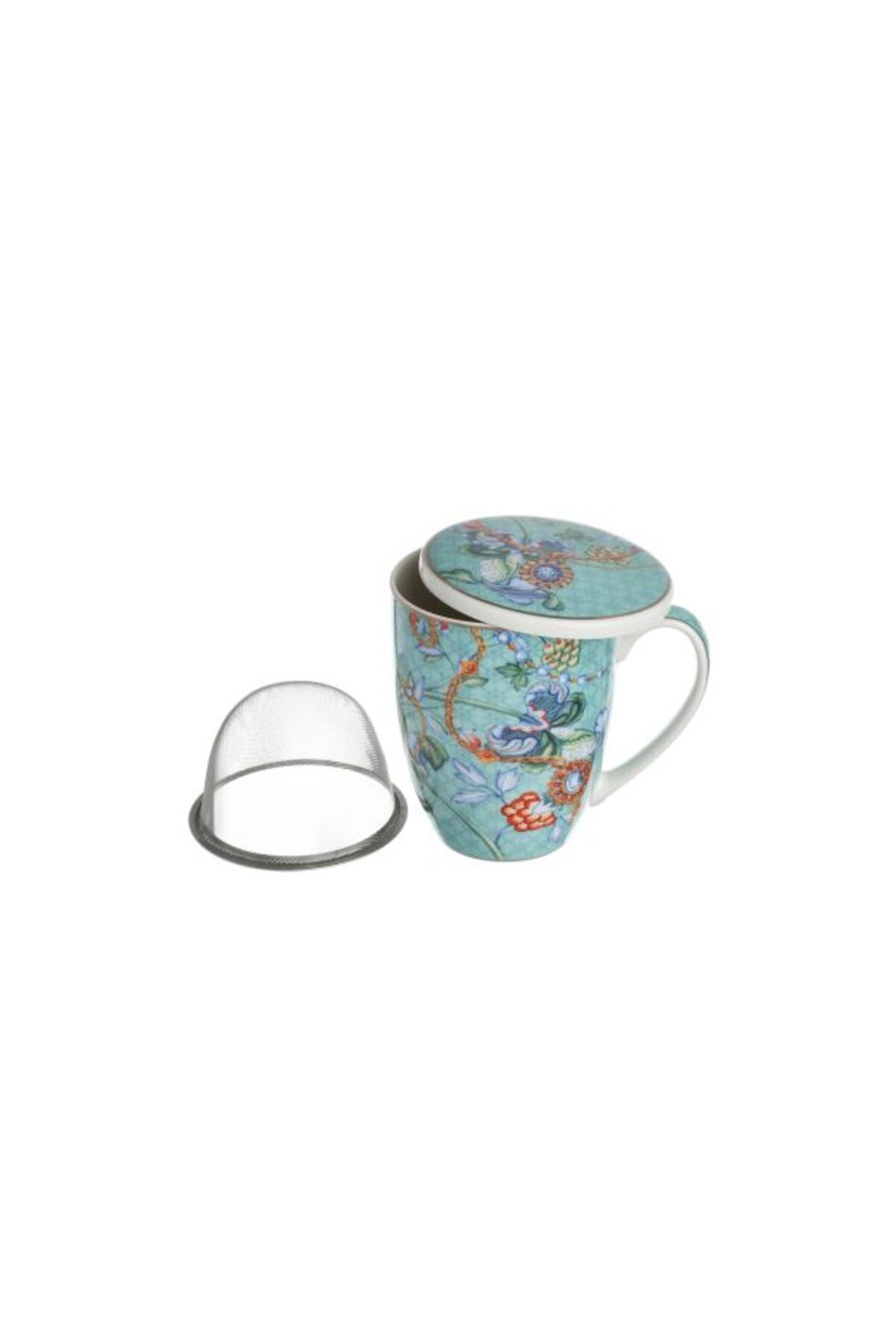 Lucky Art Chantelle New Bone China Süzgeçli Kupa
