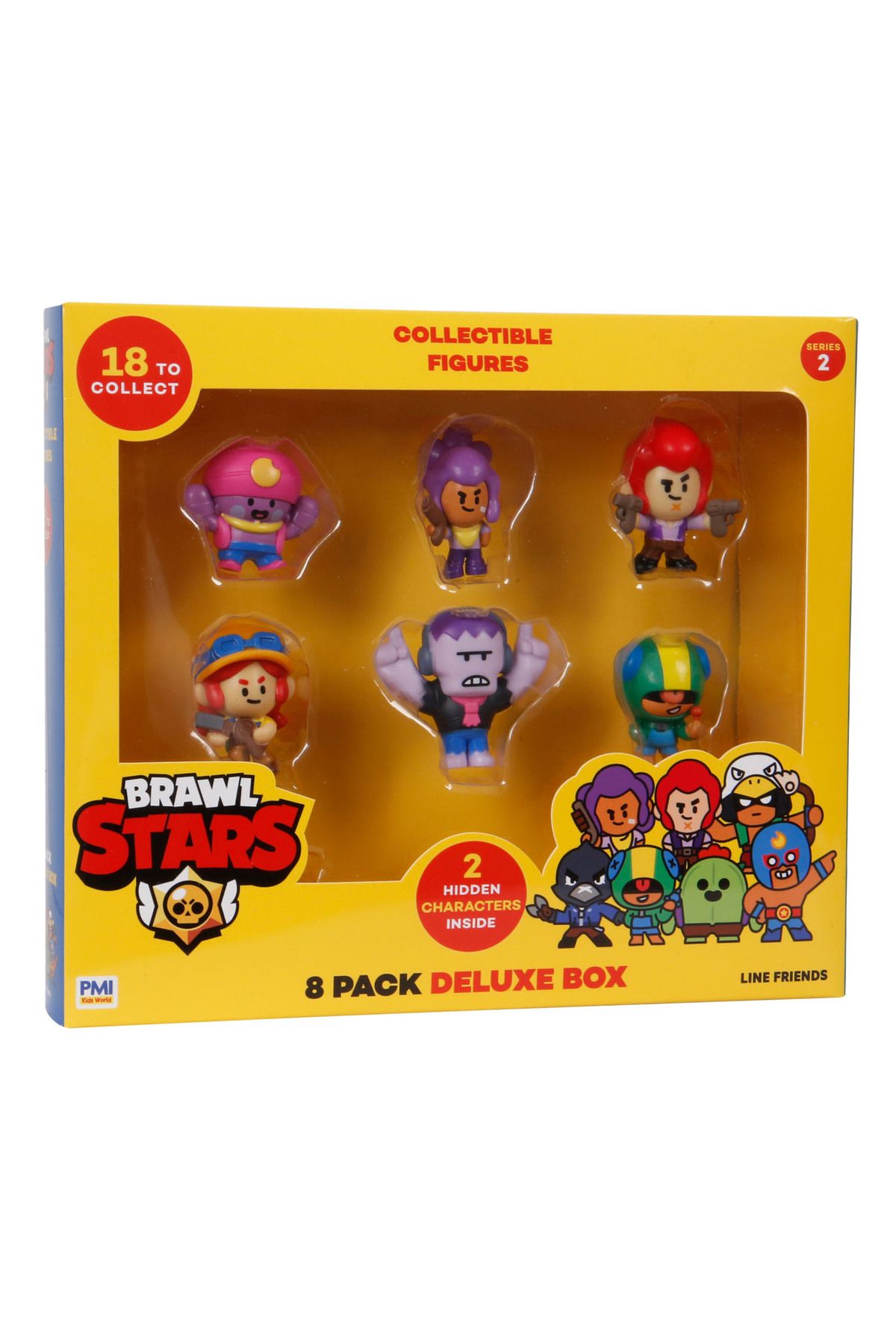 SECTOYS Brawl Stars 8'li Delüks Figür Oyuncak Brawl Stars Figür 8'li Brawl Stars Heros 8 Figür Ve Oyun Seti