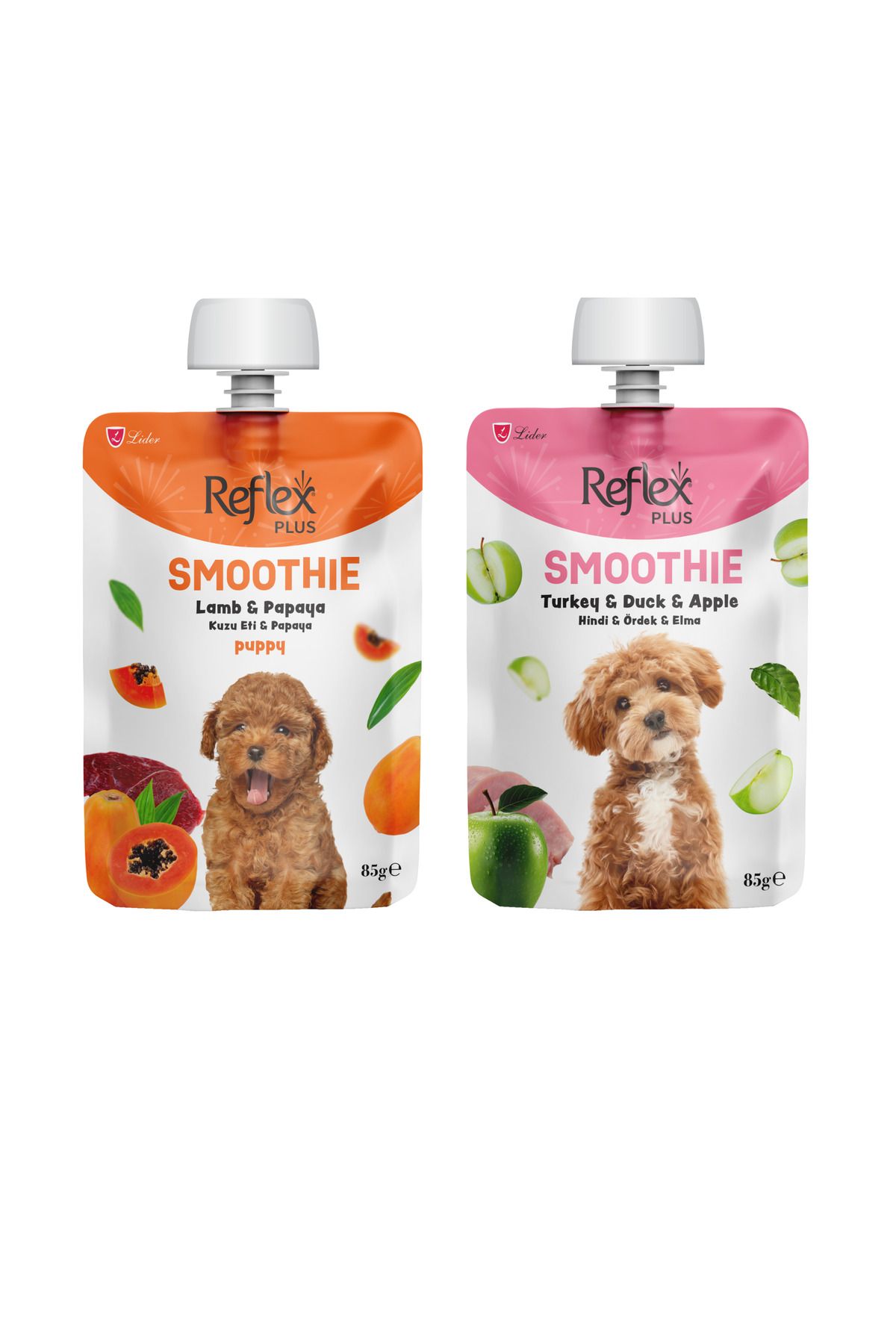 Reflex Smoothie 2li Köpek Ödülü ( Kuzu Etli ve Ananaslı, Kuzu Etli ve Papaya)