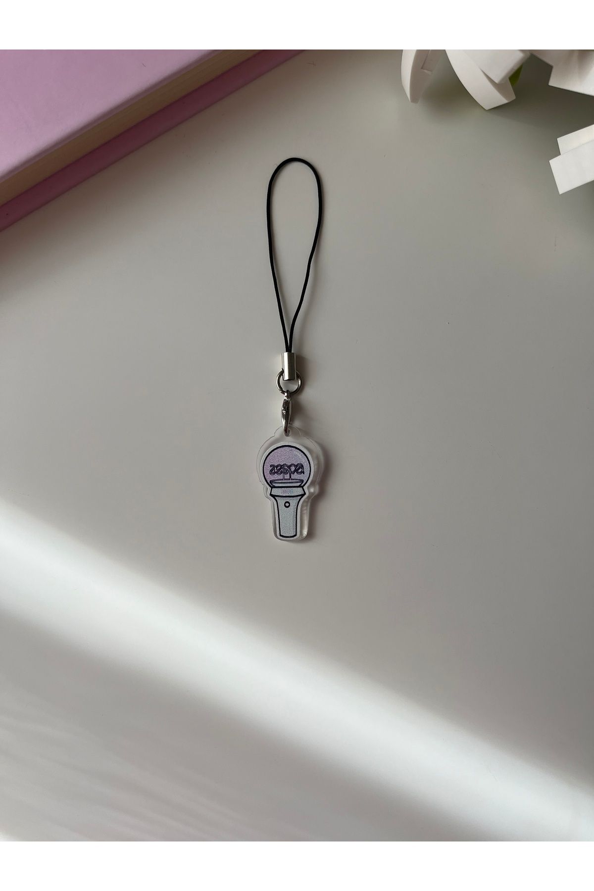 Hara Company AESPA KPOP Lightstick Telefon Charmı / Termos Charmı