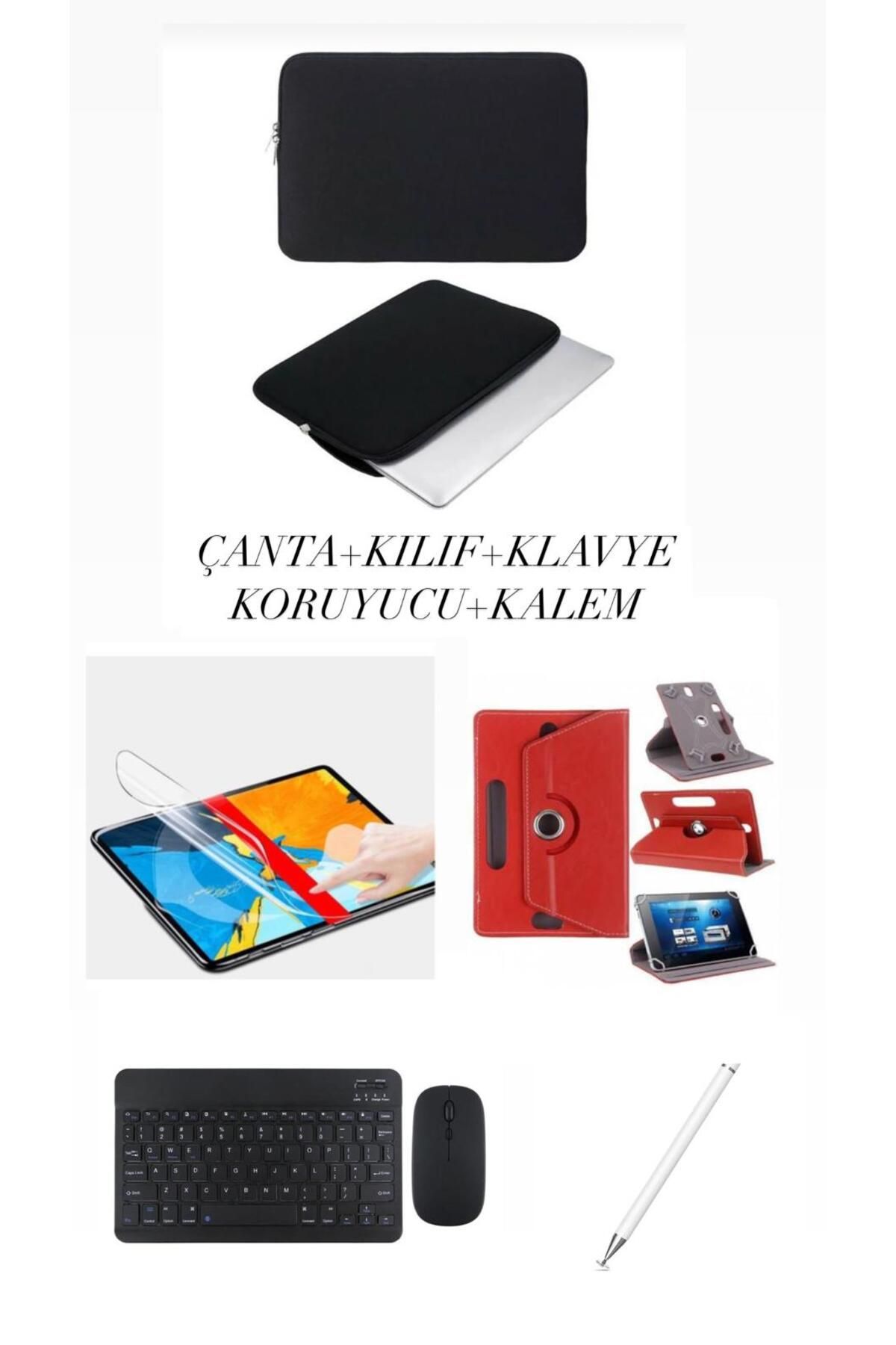 corcishop Mi Pad 5 11 Uyumlu 5in1 Set Kılıf Klavye Mouse Kalem Çanta Nano