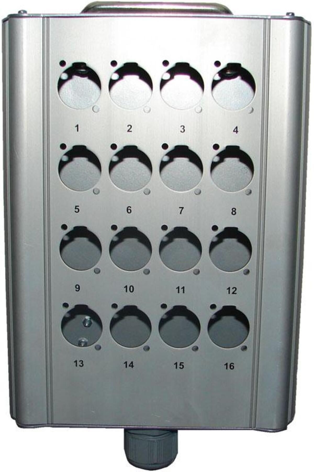 D-CABLE D-Sound Stagebox 16 Kanal Alüminyum Boş Kutu Stgpro-16