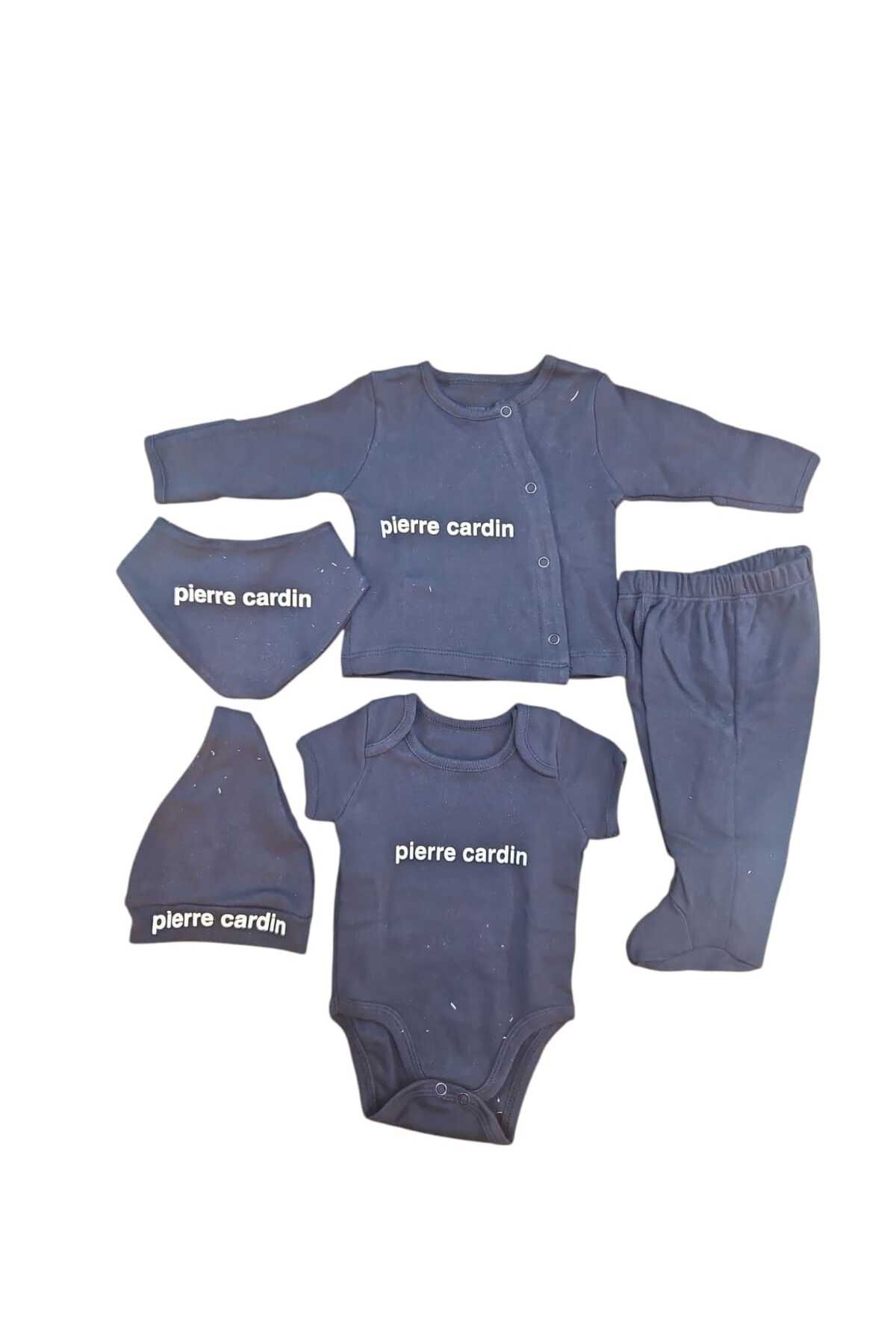 Pierre Cardin baby 5 lı hastane çıkış seti%100 pamuklu
