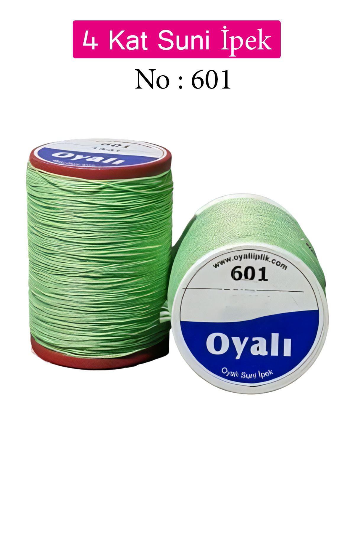 Royaleks Oyalı 4 Kat Suni İpek İplik İğne Oyası Boncuk İpi Tığ Oyası No:601