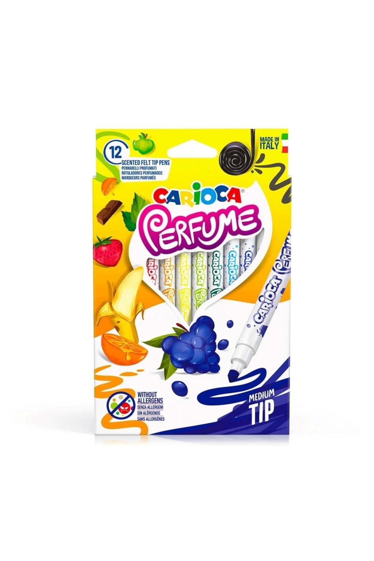 Nemere Carioca Kokulu Keçeli Boya Kalemi 12'li