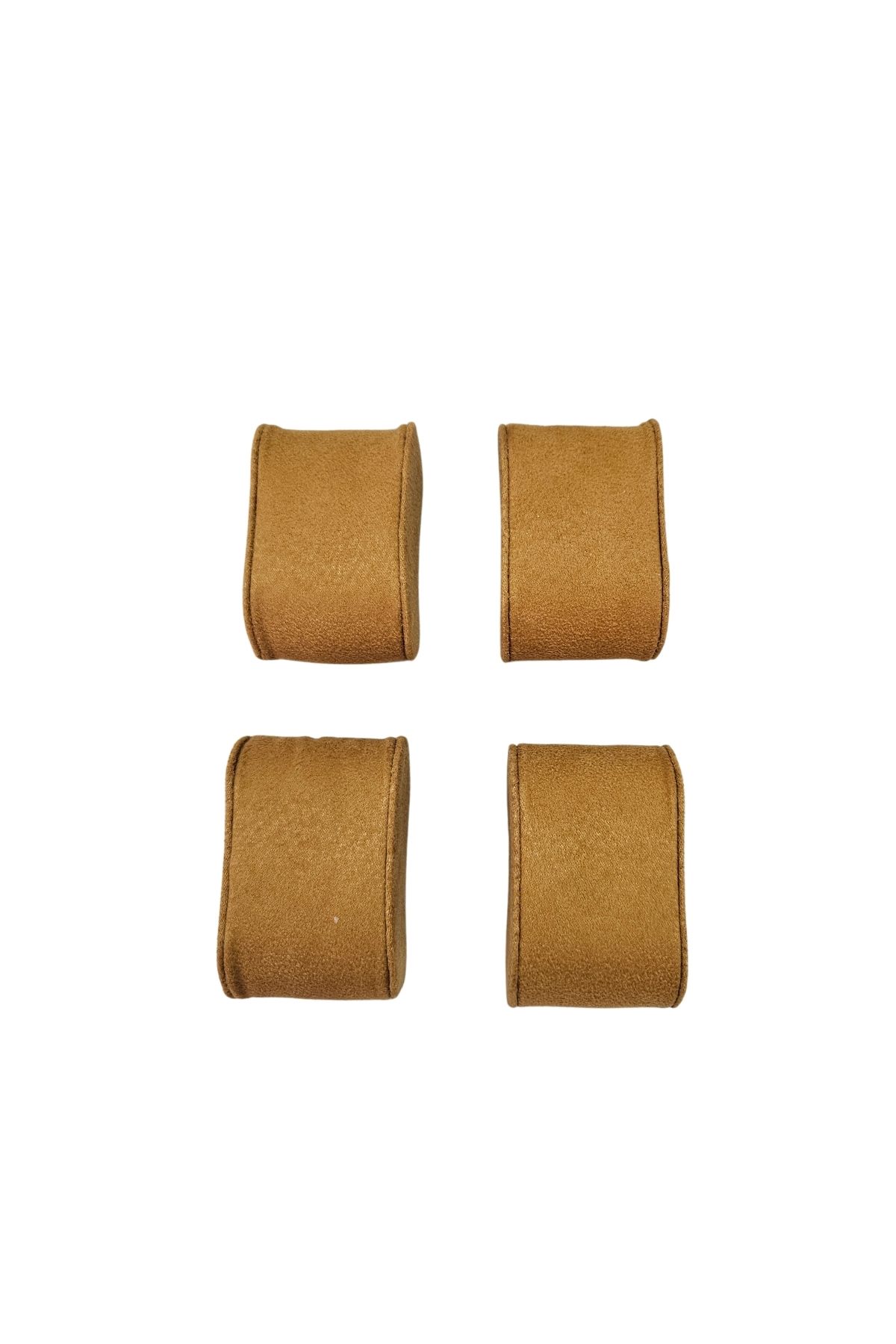 ÖZER KUTU Aparat Düzenleyici (4 ADET) Taba Süet Bileklik & Saat Ve Kelepçe 8x9 Cm