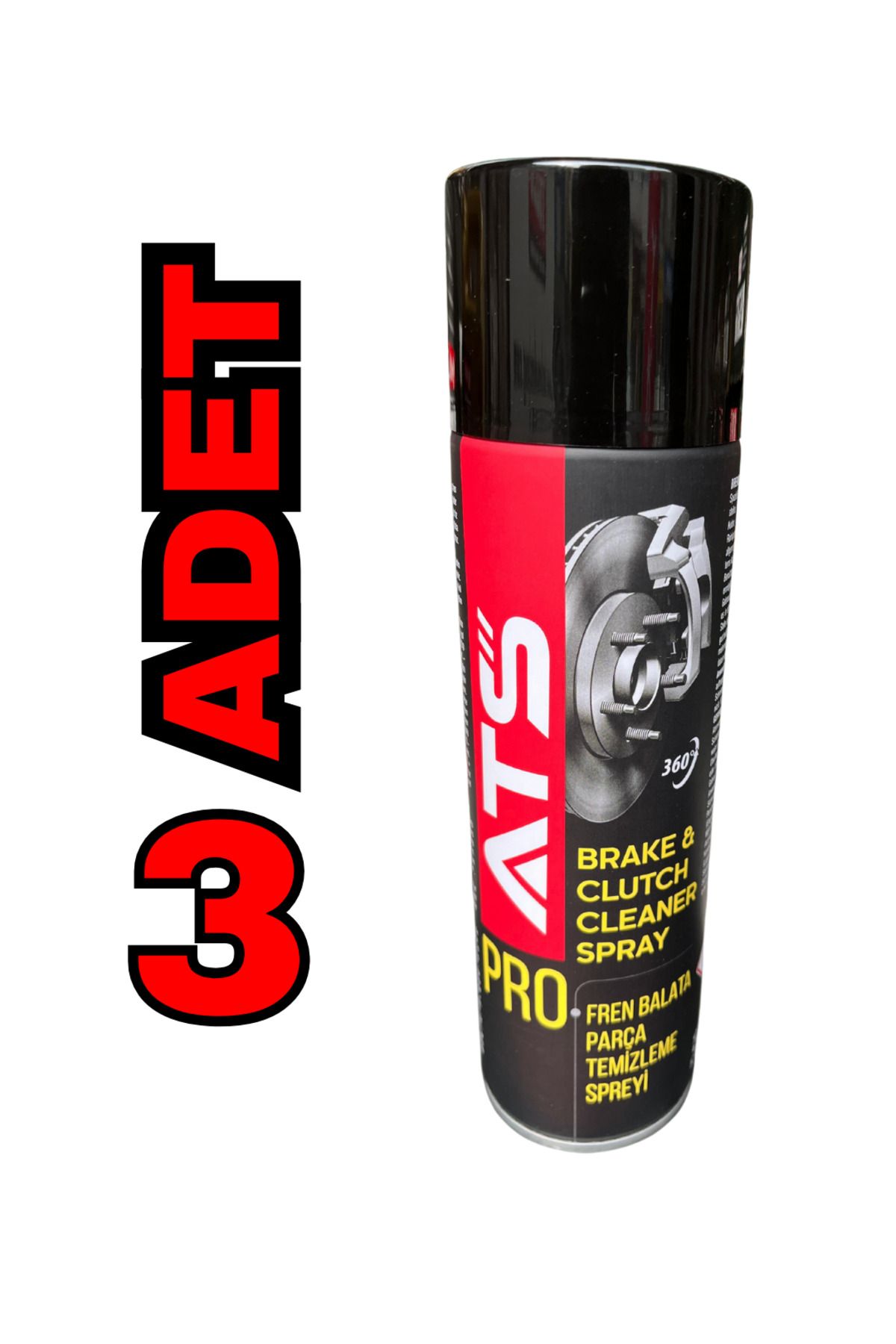 ATS Fren Balata Ve Parça Temizleme Spreyi 500ml (3 Adet)