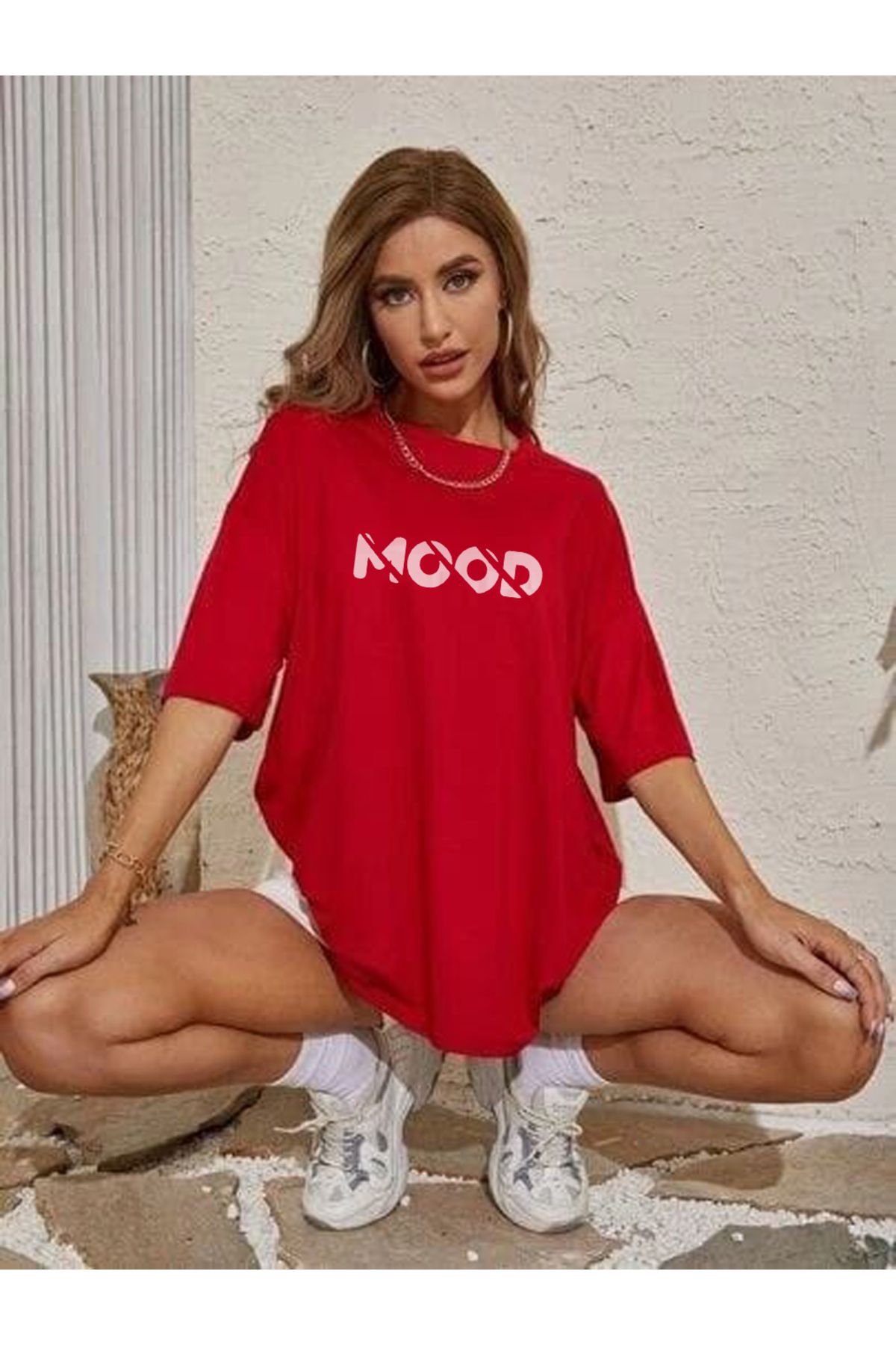 TekTarzz Unisex Mood Tasarım Baskılı Tshirt