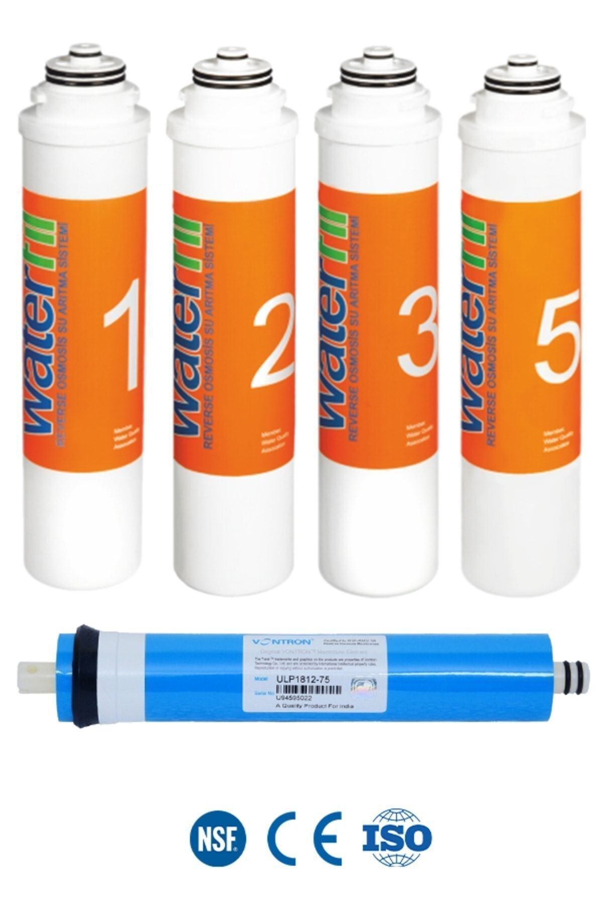 Filter Store Waterfil Su Arıtma Cihazı 5 Aşama Filtre Seti Vontron Membranlı Filtre Seti