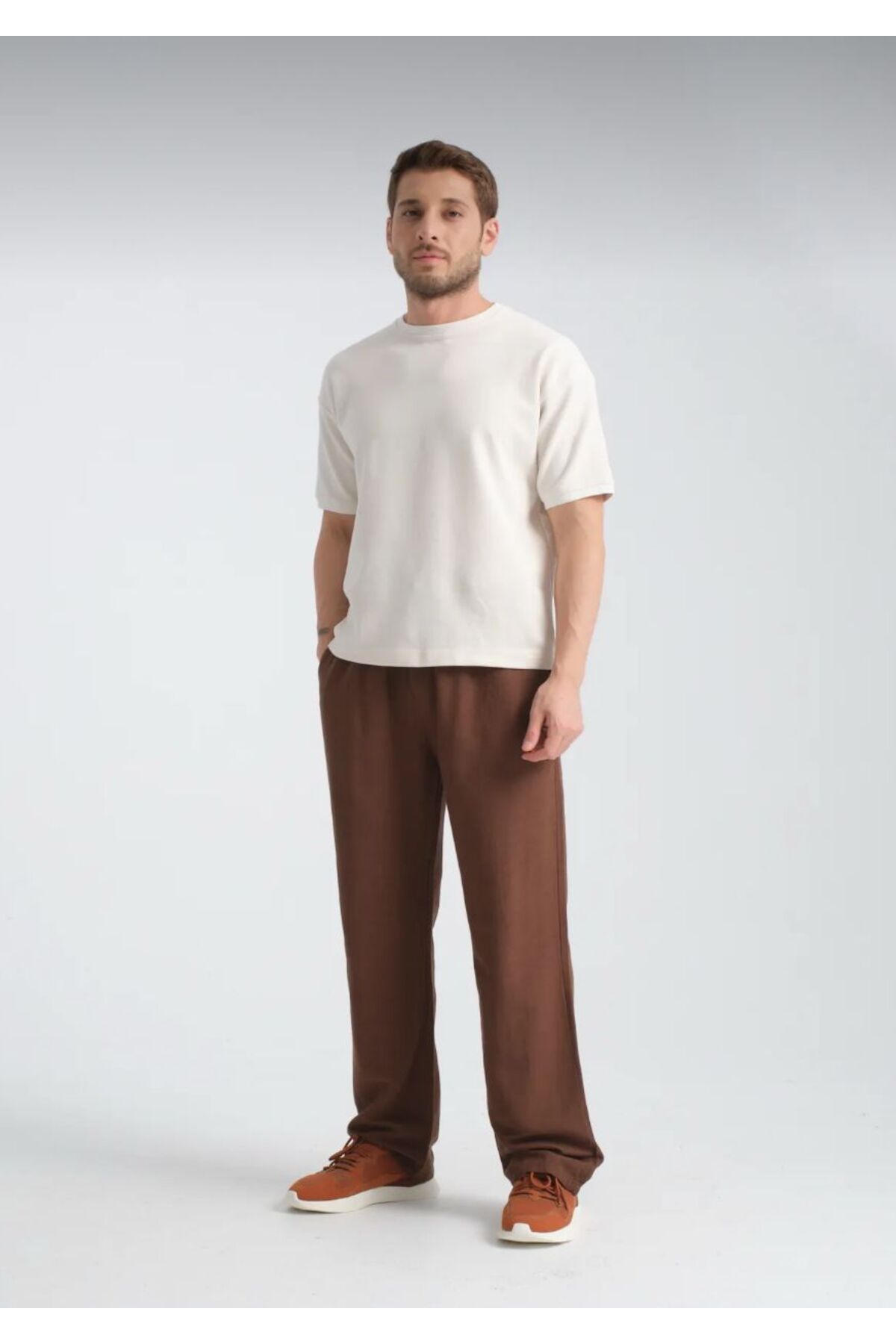 LC Waikiki Rahat Erkek Keten Baggy Pantolon