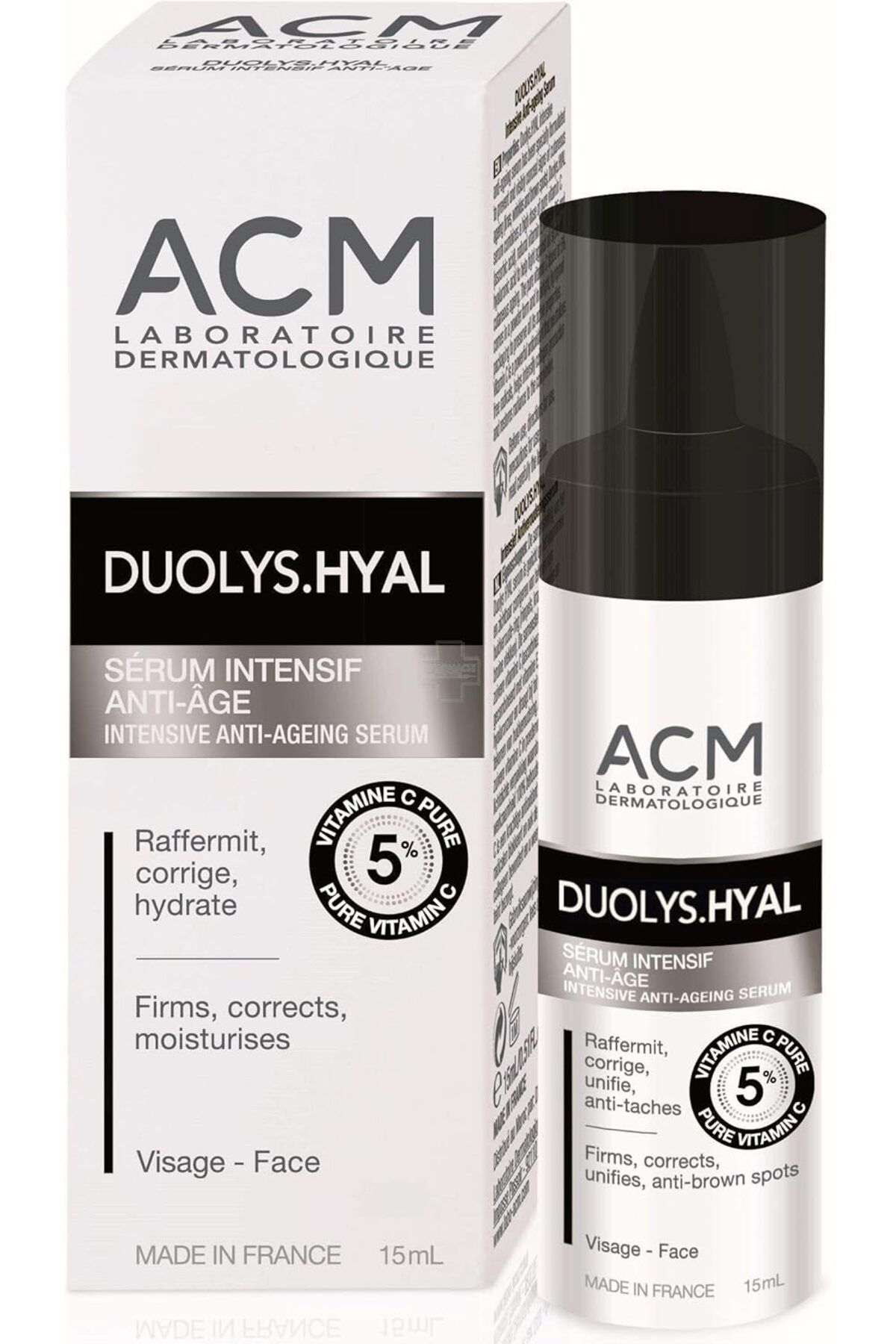 ACM-MCA Intensive serum anti-aging vitamin C pure 5% Duolys Hyal, 15 ml, Acm 3