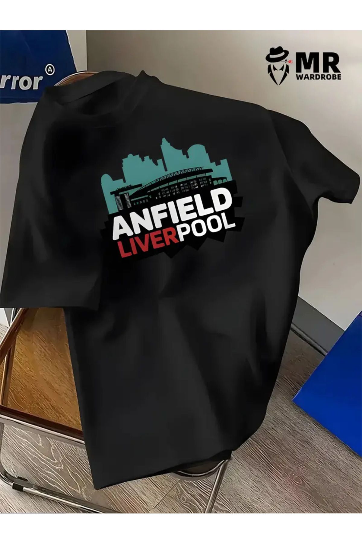 NEW TRENDY COLLECTİON Erkek Liverpool Grafik T-Shirt