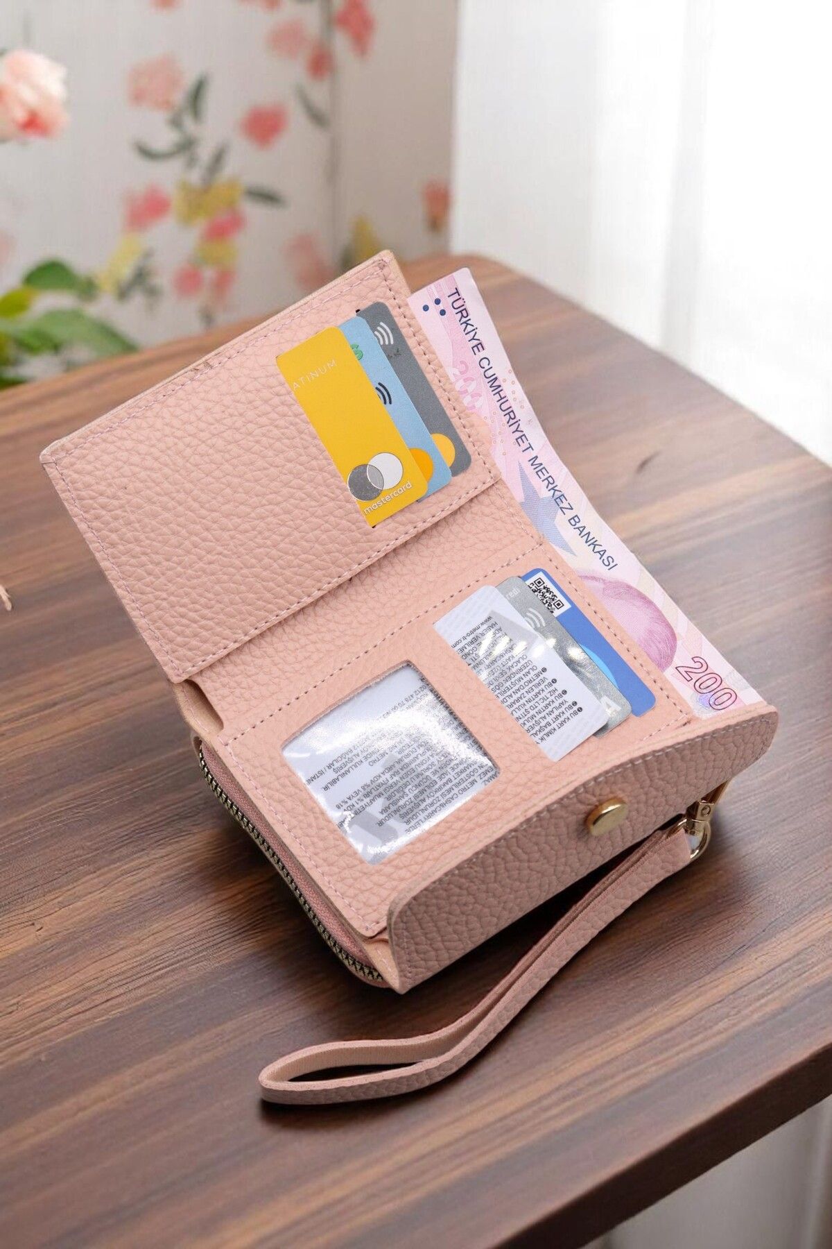 HFKY Fermuarlı Mini Çanta Boy Cüzdan. Cüzdan RY1004