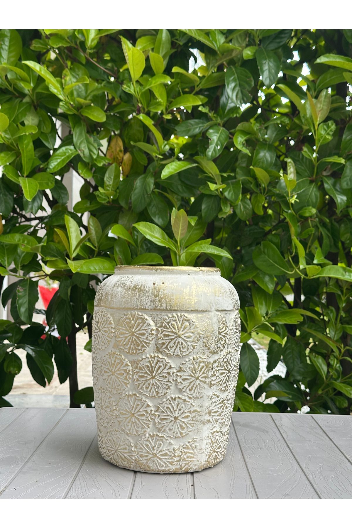 LAVİTTA çiçek bitki seramik saksısı 29cm yükseklik, 20cm çap , 15cm ağız