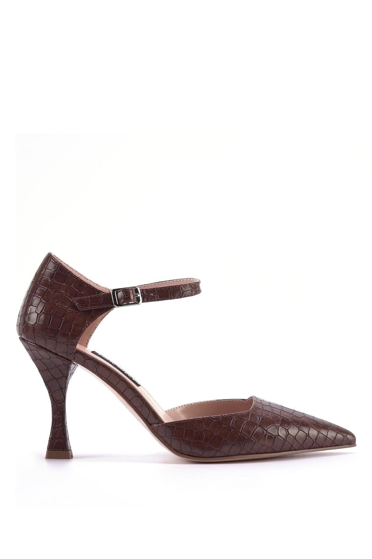 Nine West Fenara Kahverengi Kadın Topuklu Ayakkabı